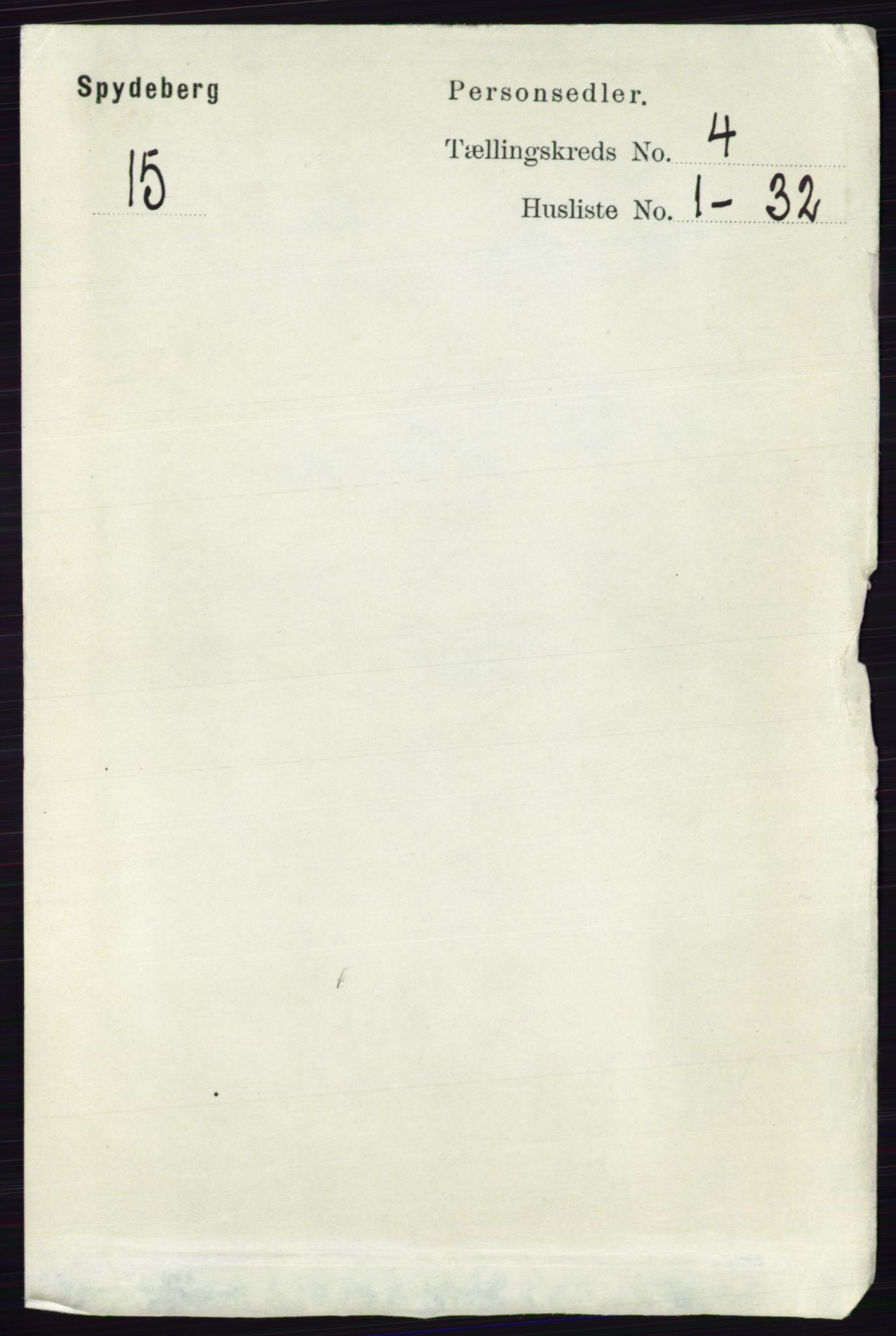RA, 1891 census for 0123 Spydeberg, 1891, p. 1921