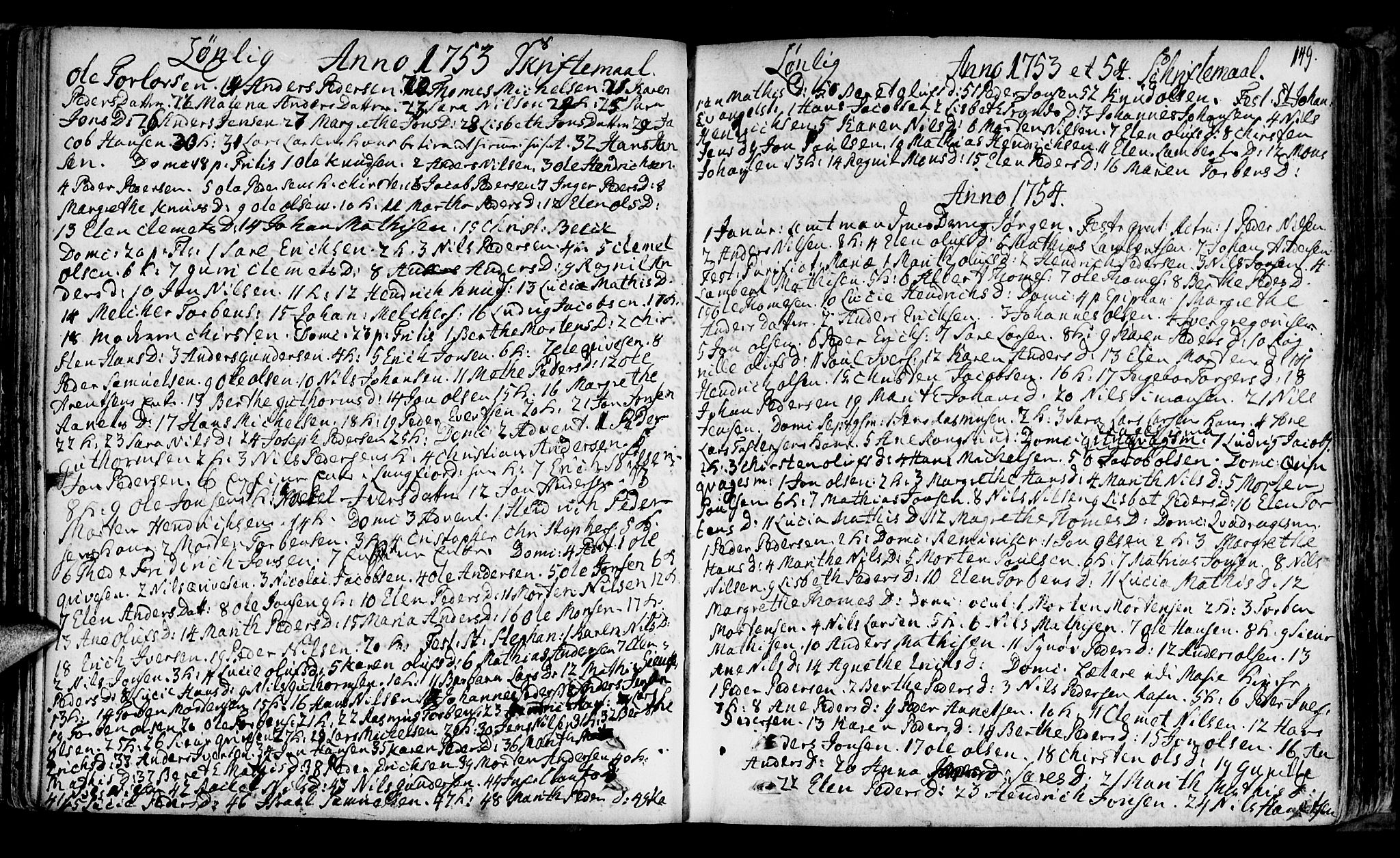 Talvik sokneprestkontor, AV/SATØ-S-1337/H/Ha/L0004kirke: Parish register (official) no. 4, 1752-1772, p. 149