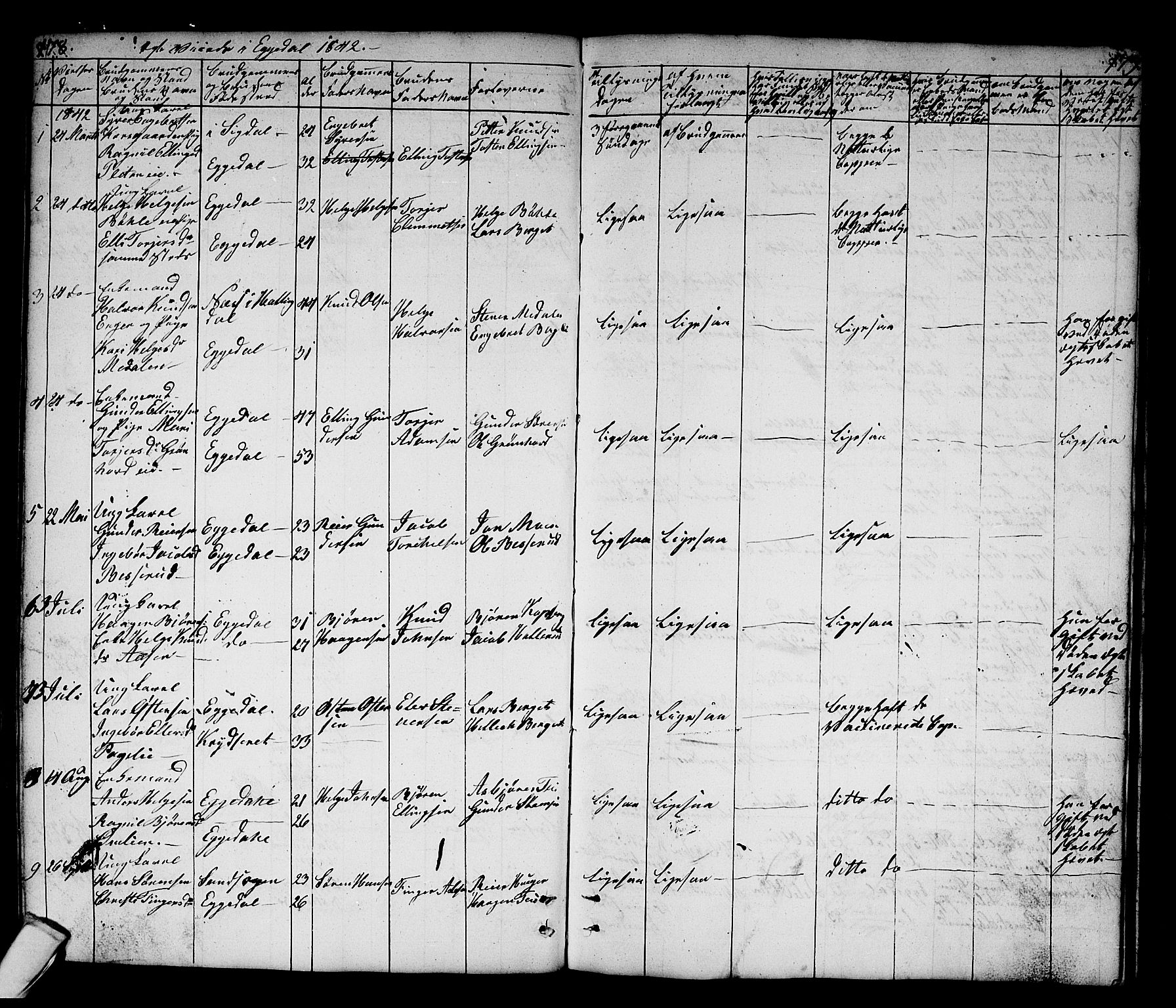 Sigdal kirkebøker, AV/SAKO-A-245/G/Gb/L0001: Parish register (copy) no. II 1, 1841-1874, p. 178-179