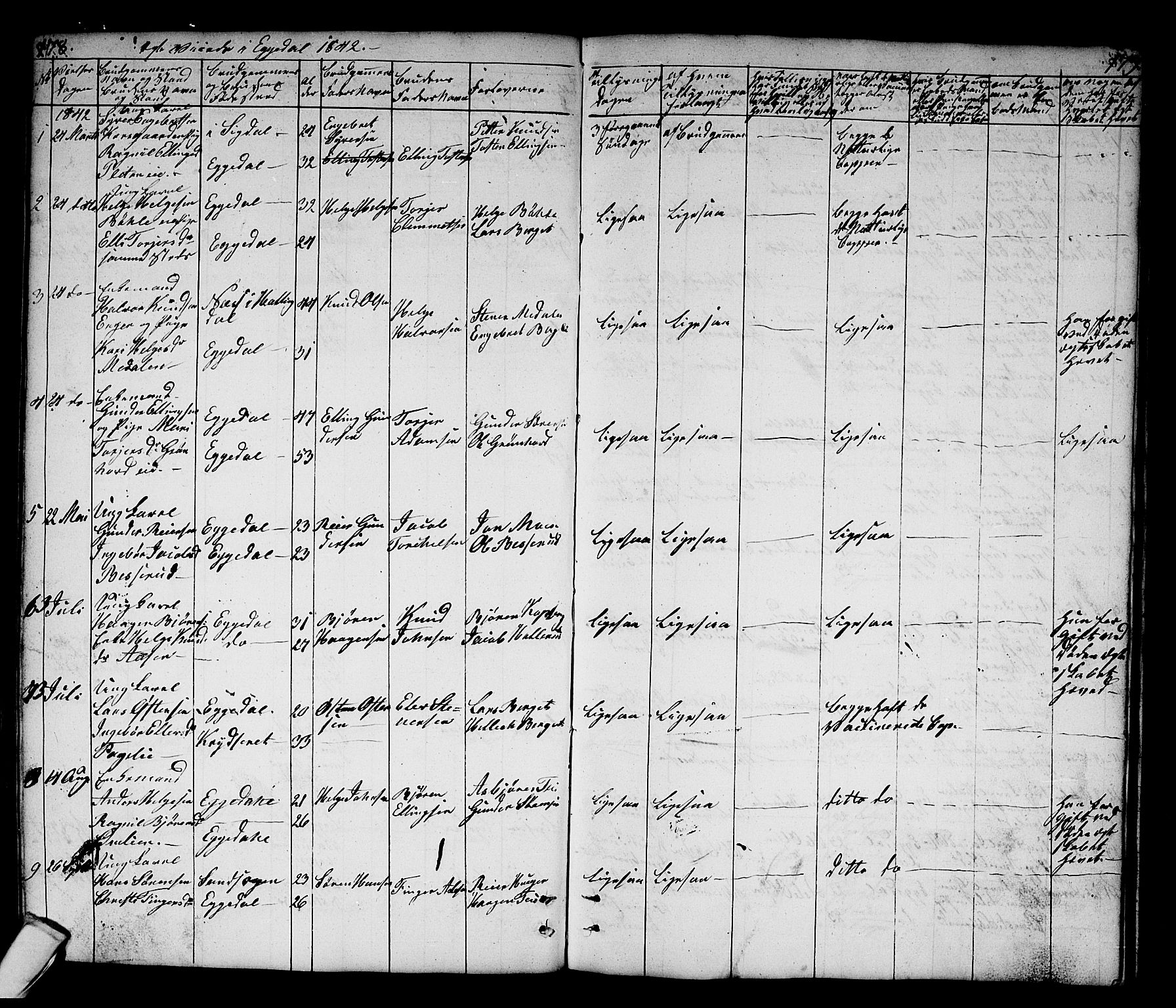 Sigdal kirkebøker, SAKO/A-245/G/Gb/L0001: Parish register (copy) no. II 1, 1841-1874, p. 178-179