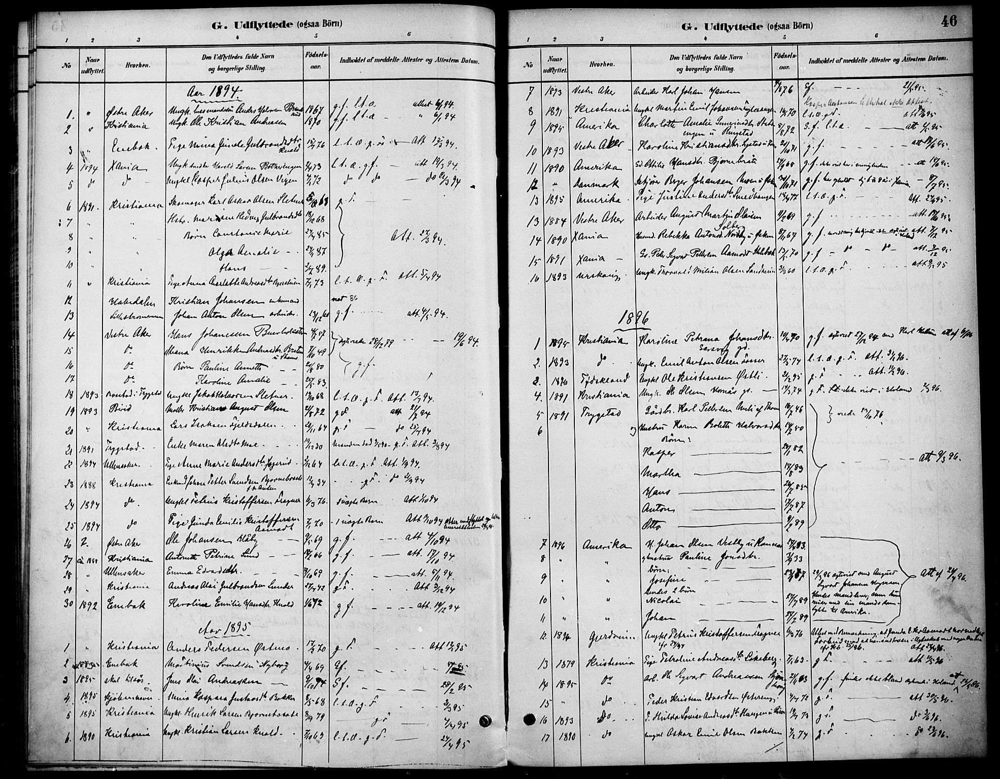 Høland prestekontor Kirkebøker, SAO/A-10346a/F/Fa/L0014: Parish register (official) no. I 14, 1880-1897, p. 46