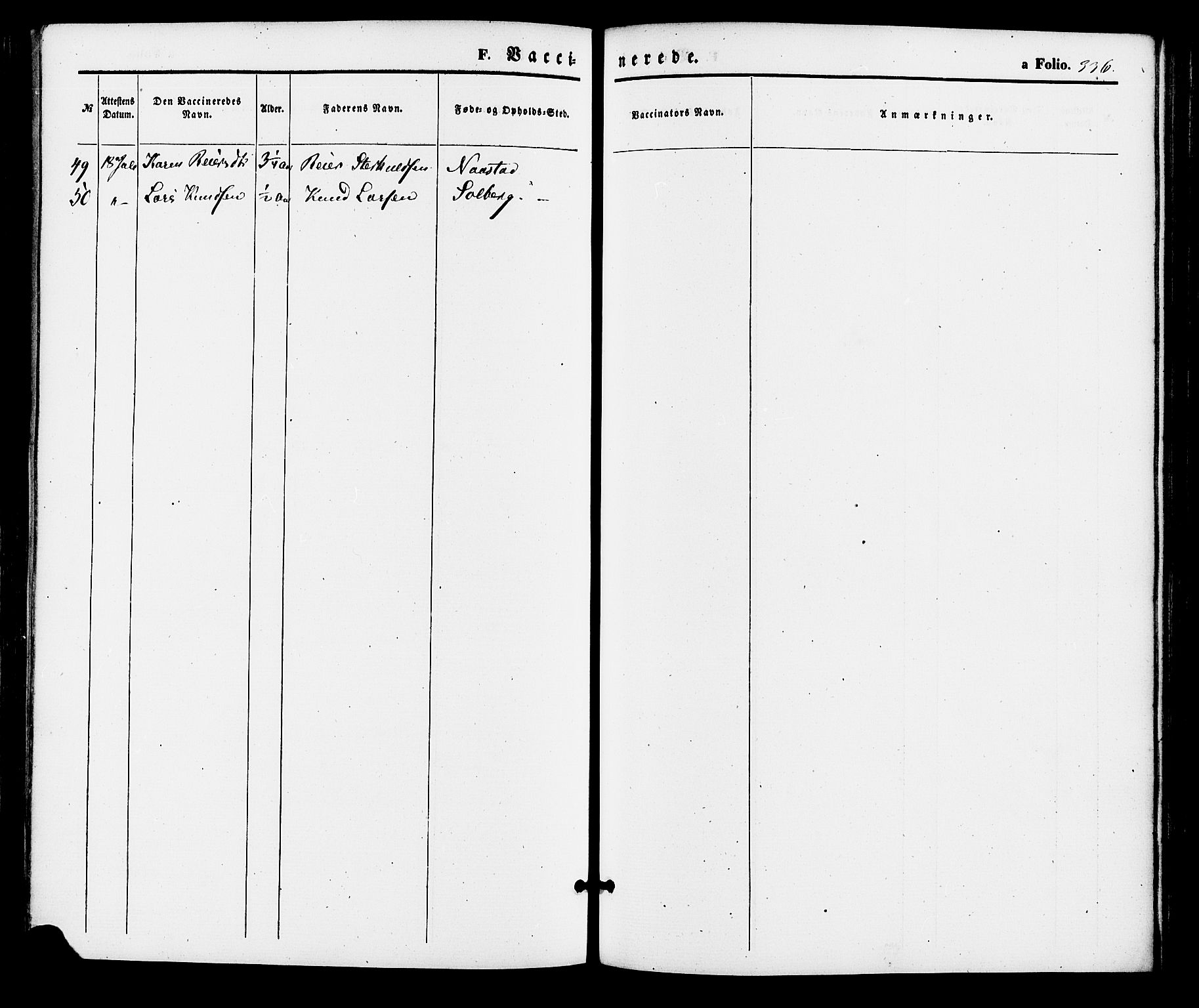 Bjelland sokneprestkontor, AV/SAK-1111-0005/F/Fa/Faa/L0003: Parish register (official) no. A 3, 1867-1887, p. 336