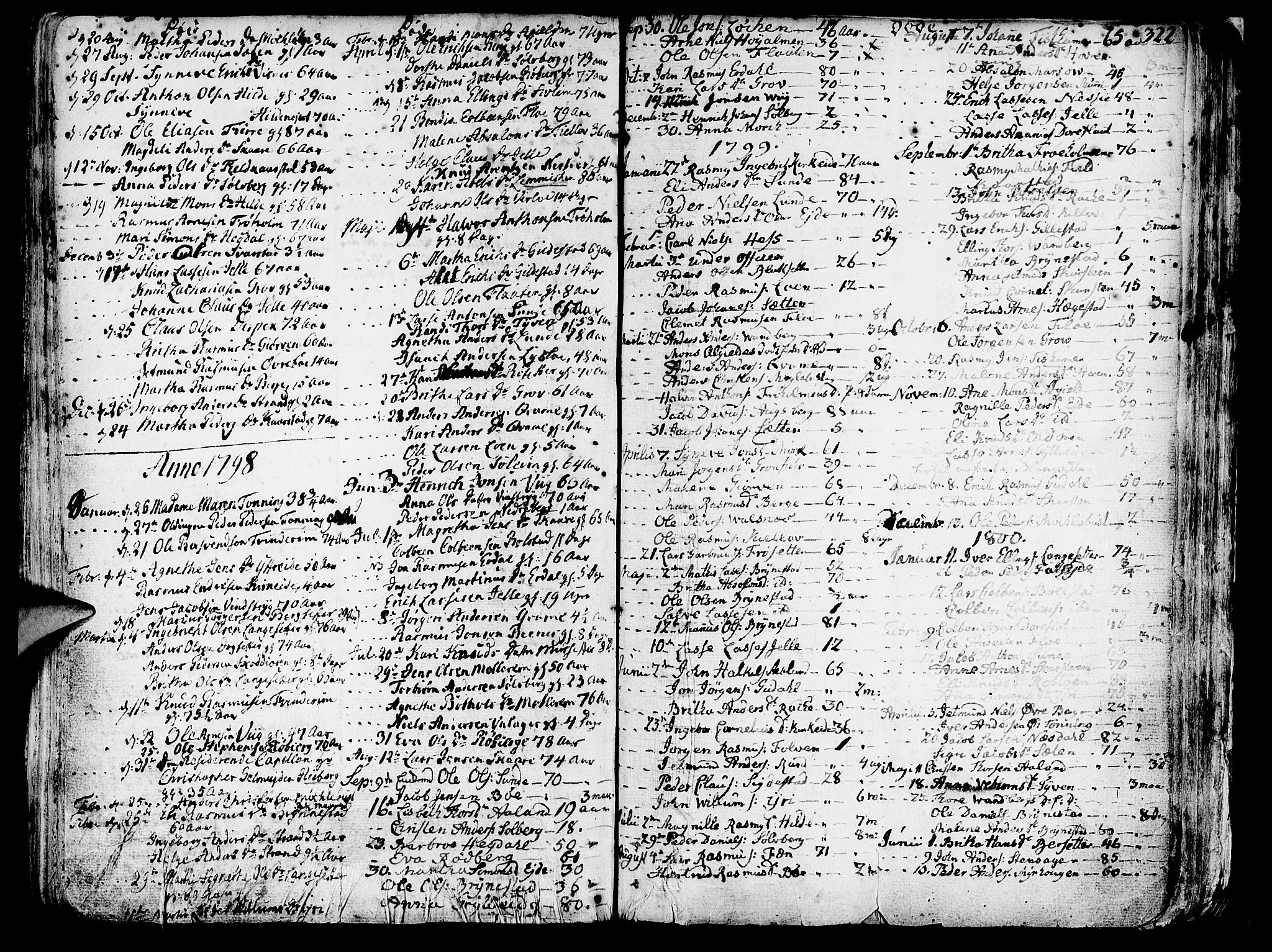 Innvik sokneprestembete, AV/SAB-A-80501: Parish register (official) no. A 1, 1750-1816, p. 322