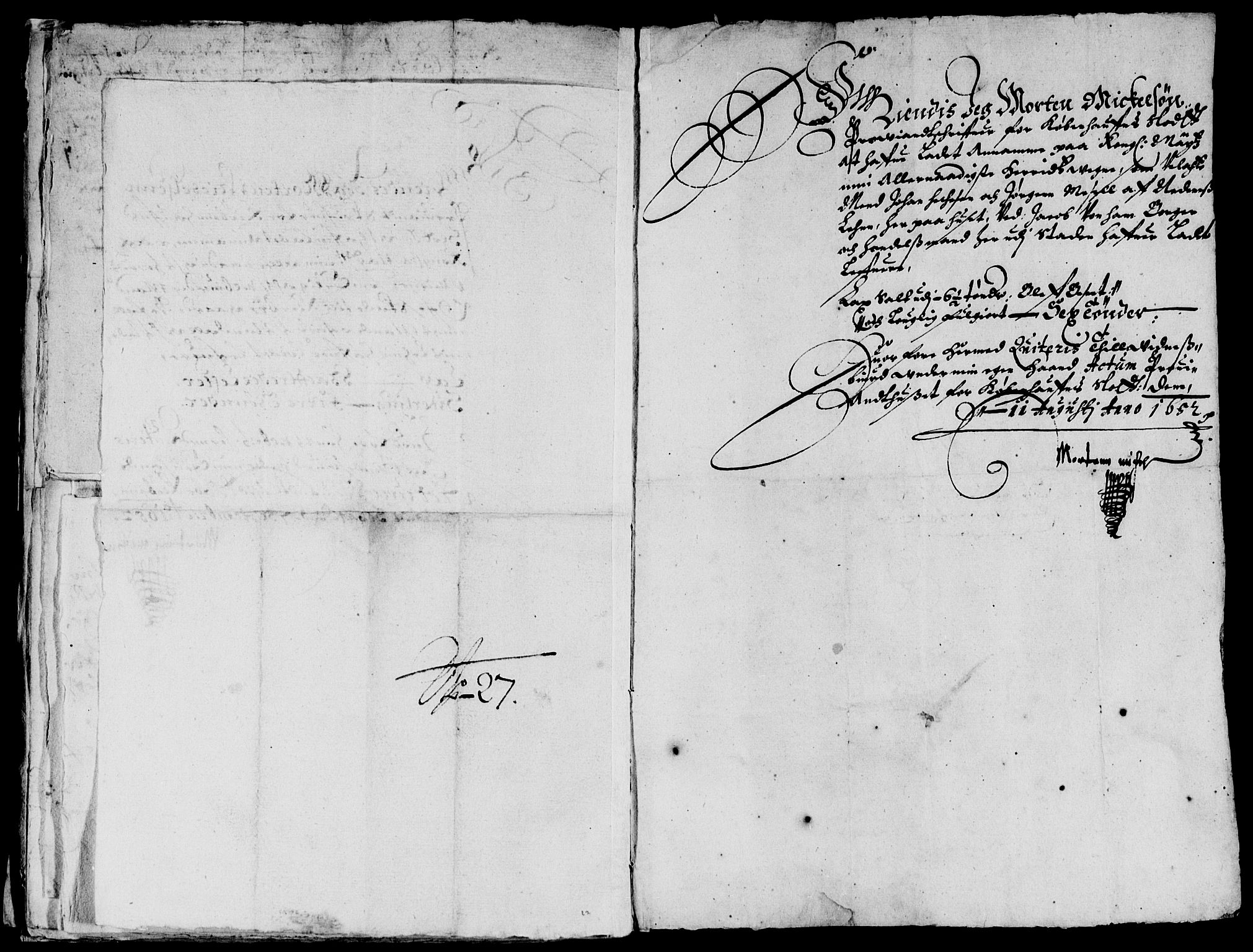 Rentekammeret inntil 1814, Reviderte regnskaper, Lensregnskaper, AV/RA-EA-5023/R/Rb/Rbq/L0041: Nedenes len. Mandals len. Råbyggelag., 1651-1653