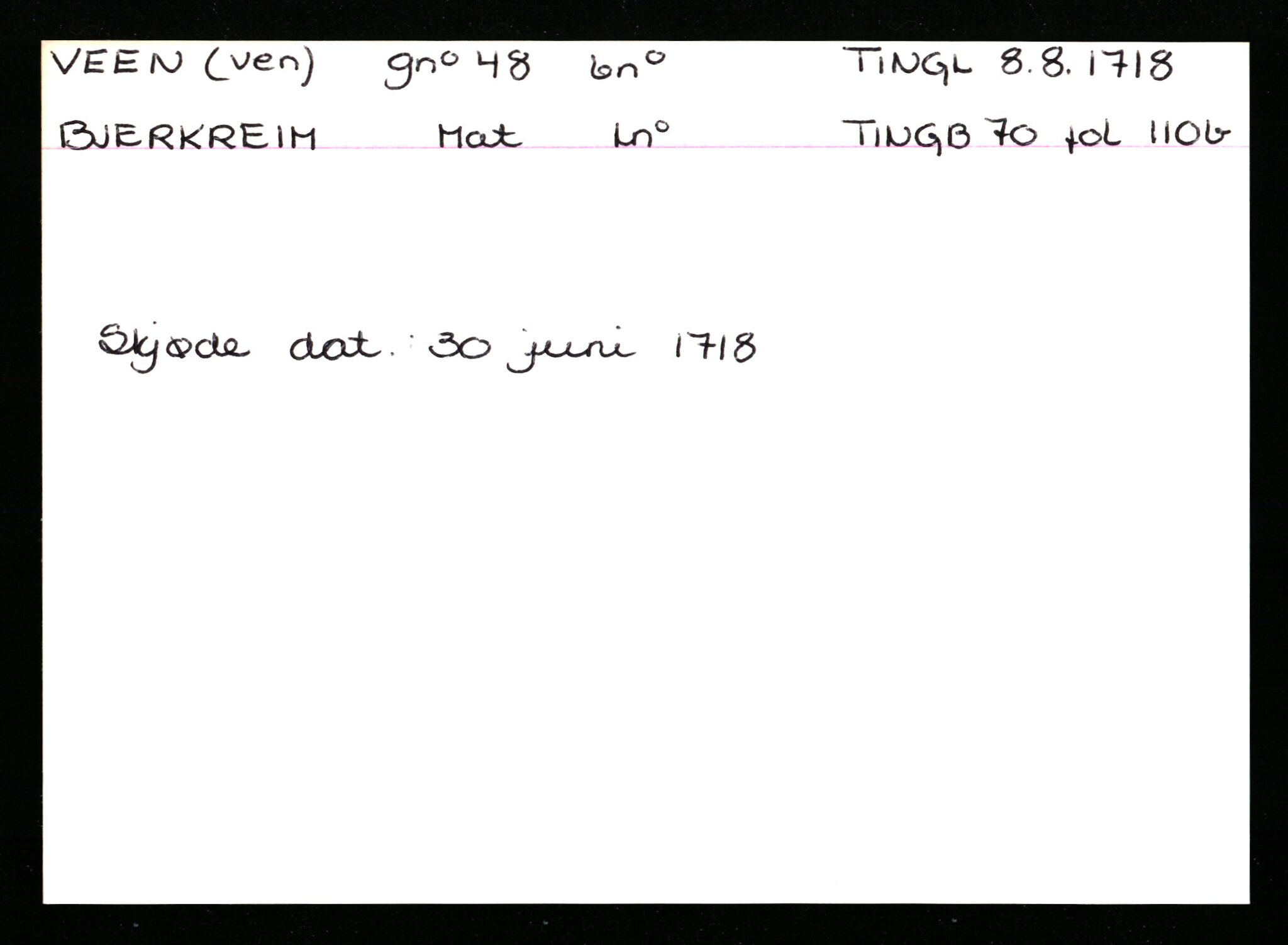 Statsarkivet i Stavanger, AV/SAST-A-101971/03/Y/Ym/L0065: Åstedskort sortert etter gårdsnavn: Vatland - Vervig, 1600-1950, p. 662