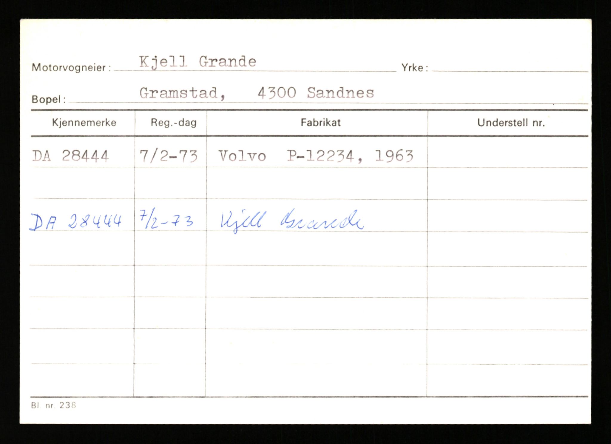 Stavanger trafikkstasjon, AV/SAST-A-101942/0/G/L0005: Registreringsnummer: 23000 - 34245, 1930-1971, p. 1743