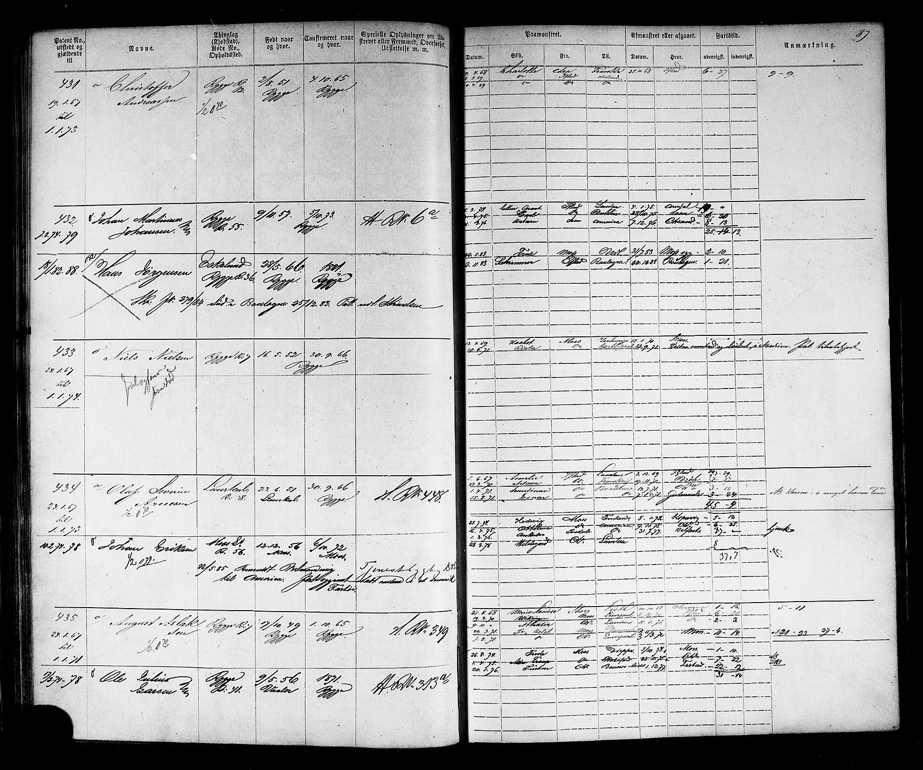 Moss mønstringskontor, AV/SAO-A-10569d/F/Fc/Fca/L0002: Annotasjonsrulle, 1868-1892, p. 99