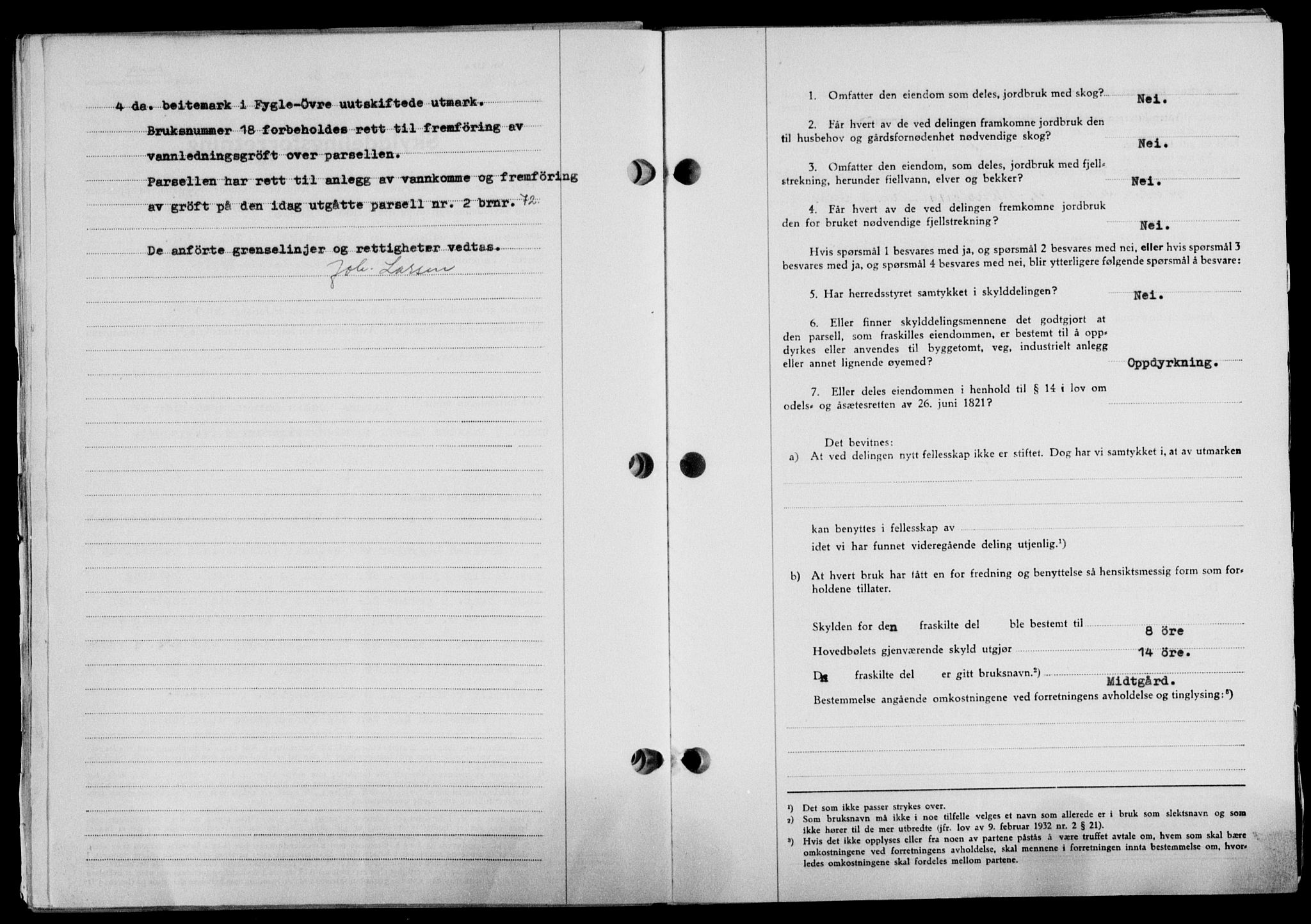 Lofoten sorenskriveri, SAT/A-0017/1/2/2C/L0023a: Mortgage book no. 23a, 1950-1950, Diary no: : 622/1950