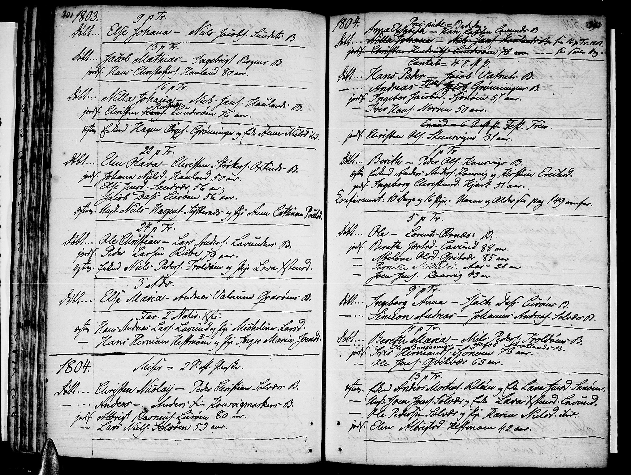 Ministerialprotokoller, klokkerbøker og fødselsregistre - Nordland, AV/SAT-A-1459/839/L0563: Parish register (official) no. 839A01 /1, 1767-1824, p. 291-292