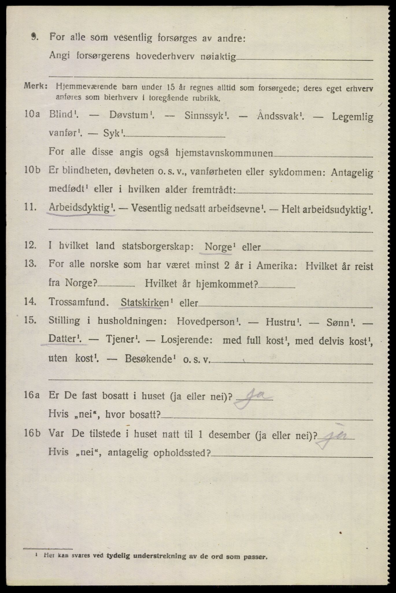 SAKO, 1920 census for Sem, 1920, p. 8526