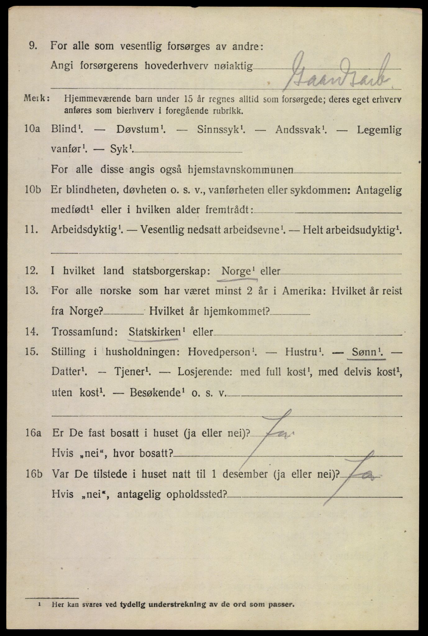 SAKO, 1920 census for Borre, 1920, p. 6179