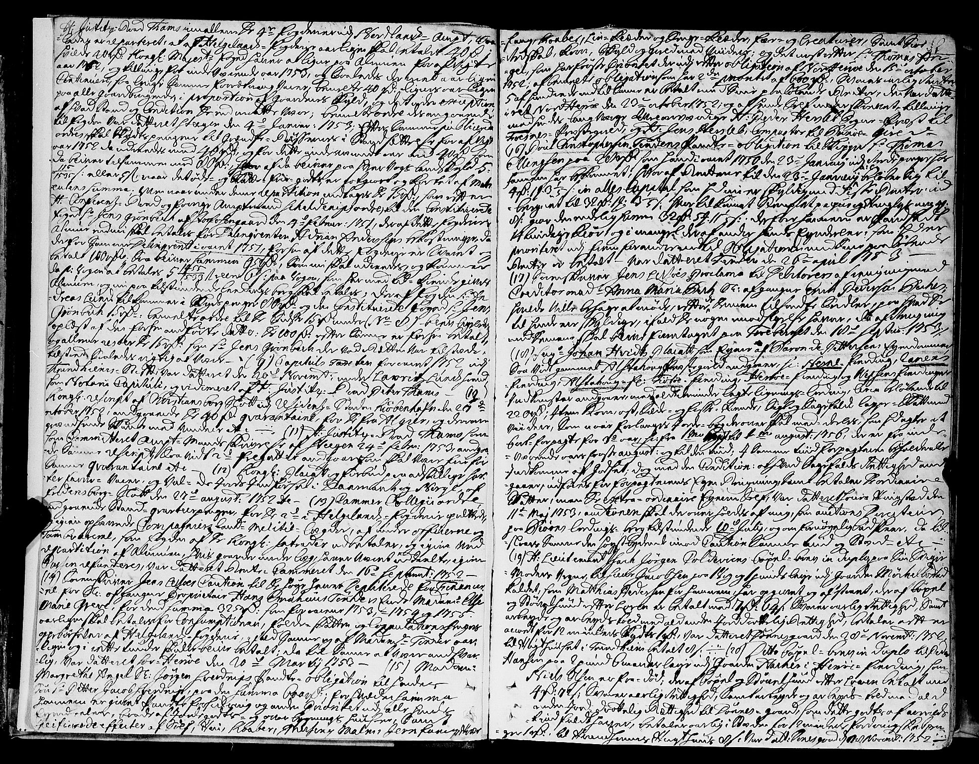 Helgeland sorenskriveri, AV/SAT-A-0004/1/1A/L0015: Tingbok 15A, 1753-1755, p. 2