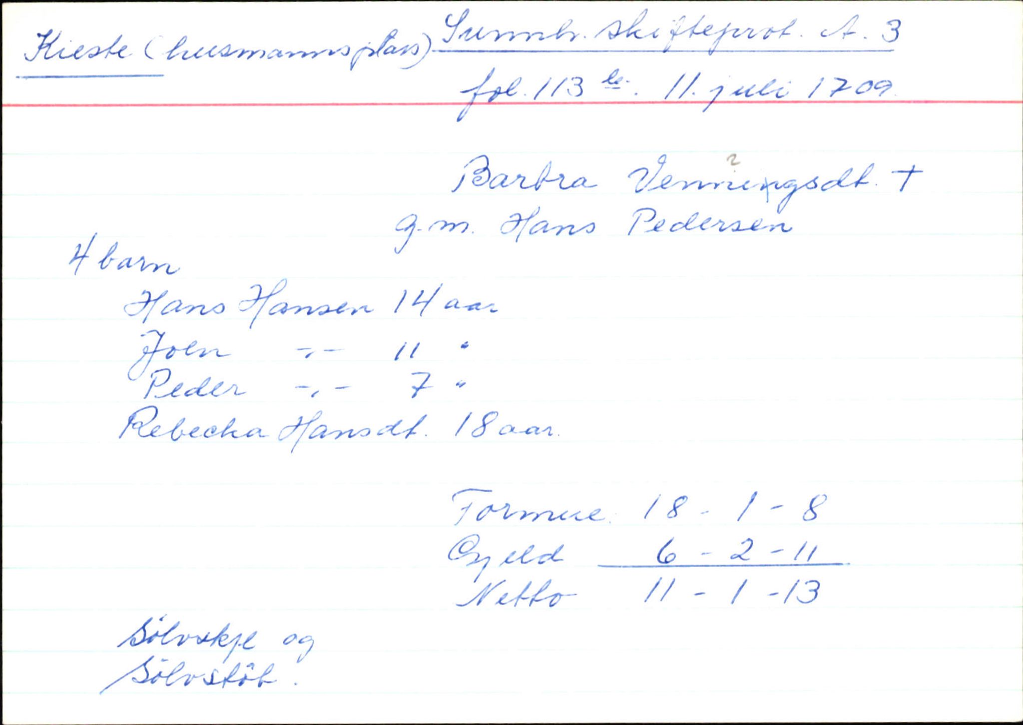 Skiftekort ved Statsarkivet i Bergen, SAB/SKIFTEKORT/004/L0002: Skifteprotokoll nr. 3, 1708-1717, p. 1275