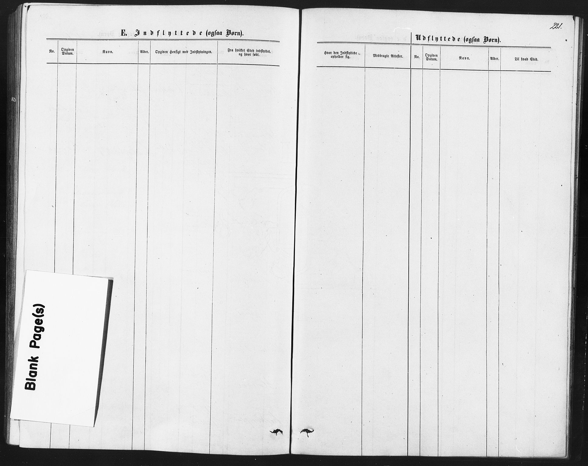 Kråkstad prestekontor Kirkebøker, AV/SAO-A-10125a/F/Fa/L0008: Parish register (official) no. I 8, 1870-1879, p. 221