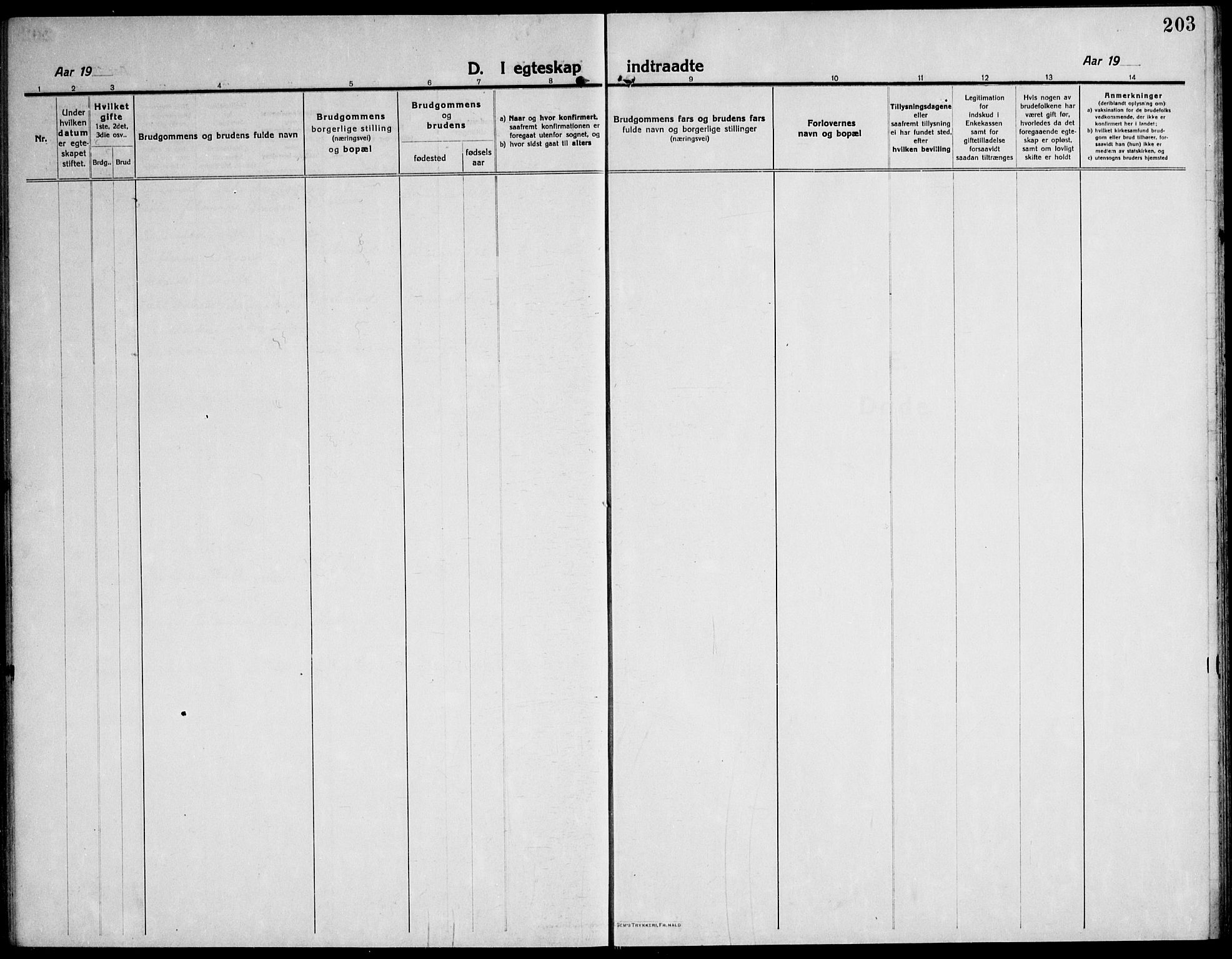 Ministerialprotokoller, klokkerbøker og fødselsregistre - Sør-Trøndelag, AV/SAT-A-1456/651/L0648: Parish register (copy) no. 651C02, 1915-1945, p. 203