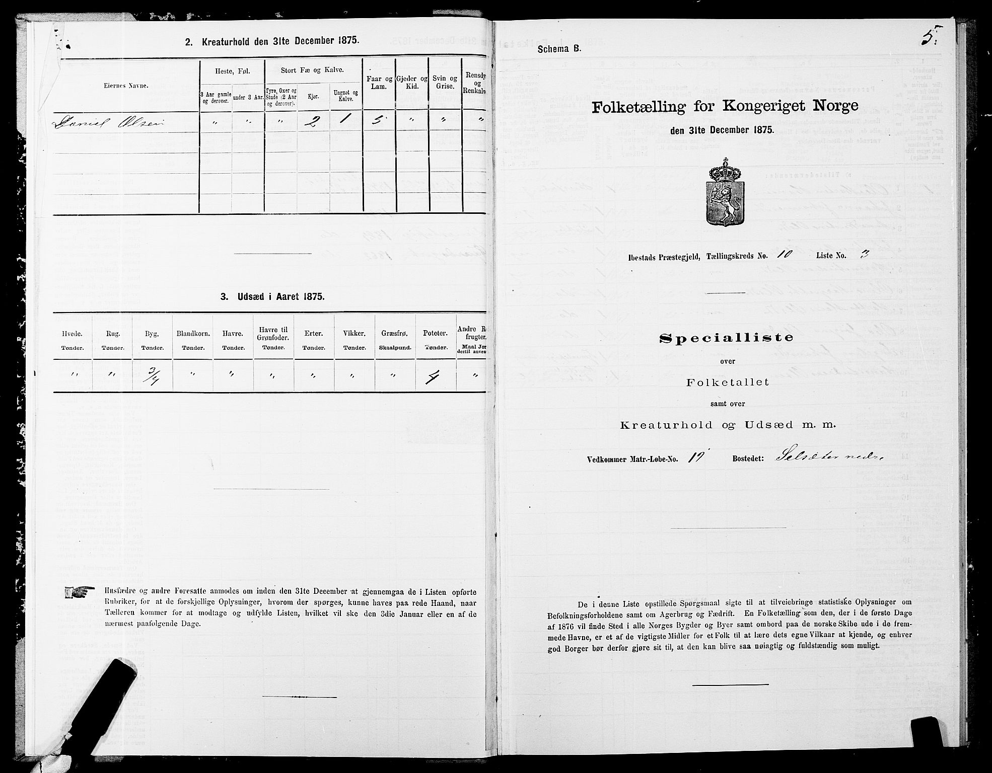 SATØ, 1875 census for 1917P Ibestad, 1875, p. 7005