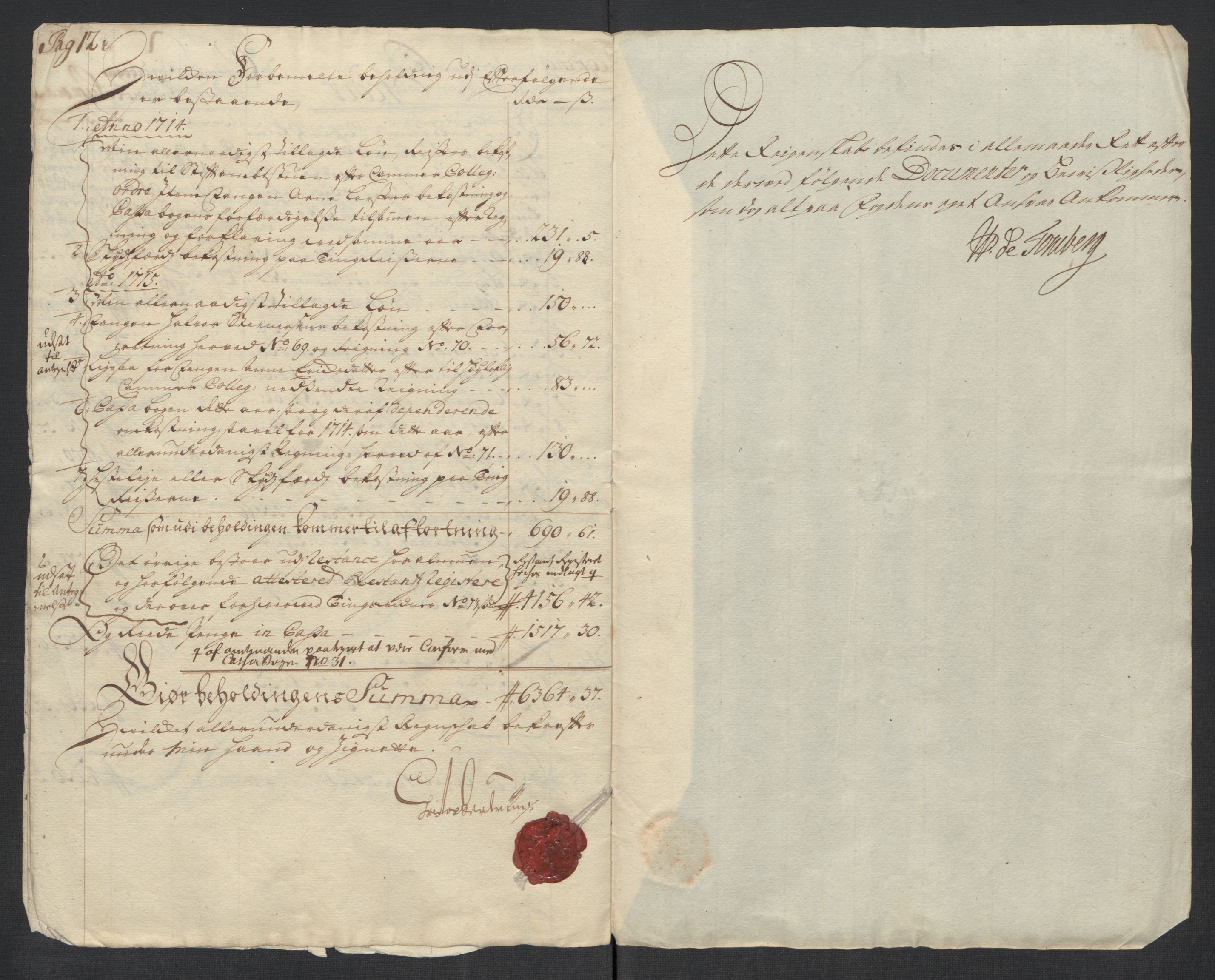 Rentekammeret inntil 1814, Reviderte regnskaper, Fogderegnskap, RA/EA-4092/R17/L1184: Fogderegnskap Gudbrandsdal, 1715, p. 9
