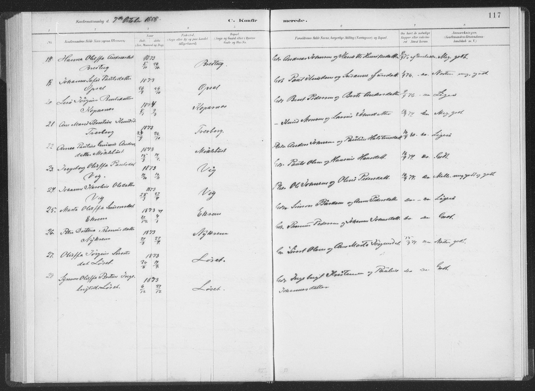 Ministerialprotokoller, klokkerbøker og fødselsregistre - Møre og Romsdal, AV/SAT-A-1454/502/L0025: Parish register (official) no. 502A03, 1885-1909, p. 117