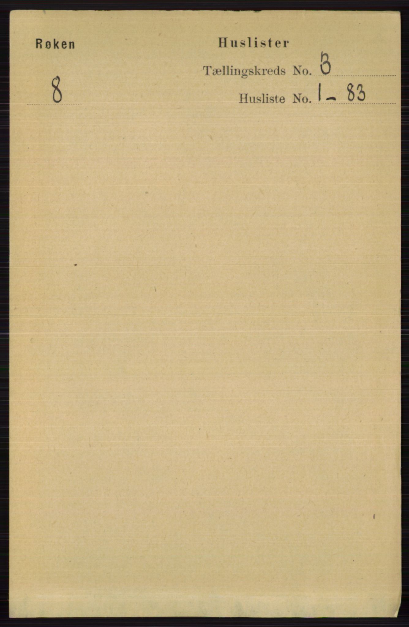 RA, 1891 census for 0627 Røyken, 1891, p. 1108