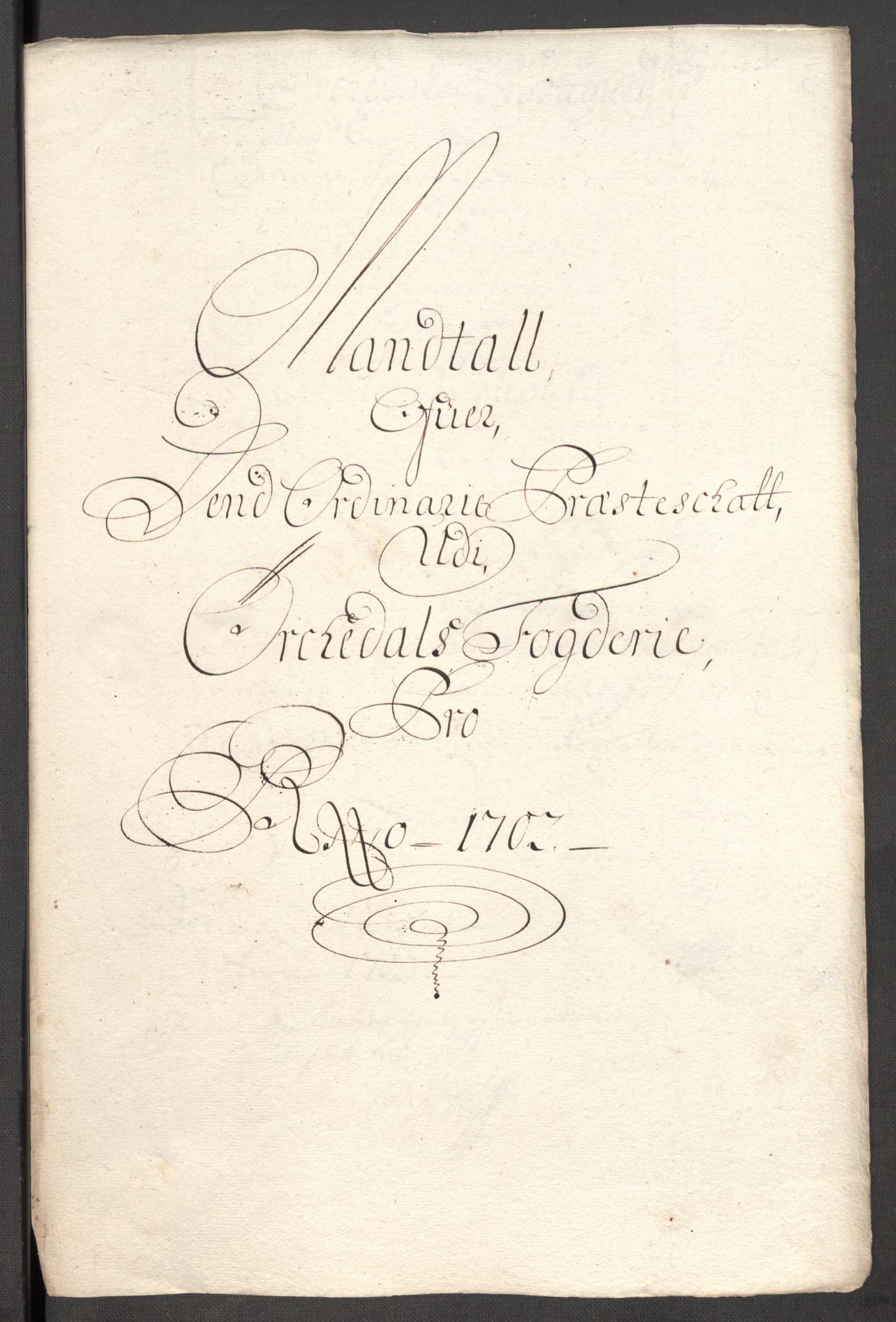 Rentekammeret inntil 1814, Reviderte regnskaper, Fogderegnskap, RA/EA-4092/R60/L3952: Fogderegnskap Orkdal og Gauldal, 1702, p. 147