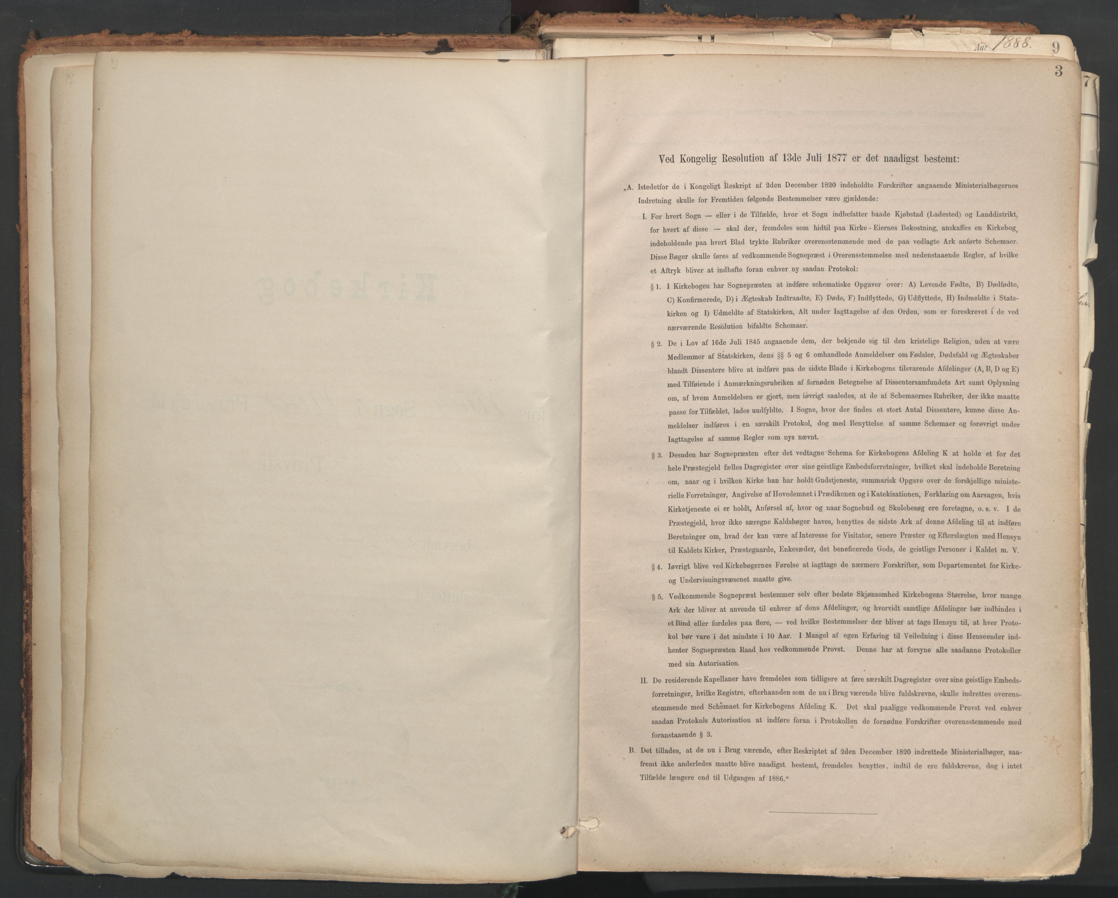 Ministerialprotokoller, klokkerbøker og fødselsregistre - Møre og Romsdal, AV/SAT-A-1454/558/L0692: Parish register (official) no. 558A06, 1887-1971, p. 3