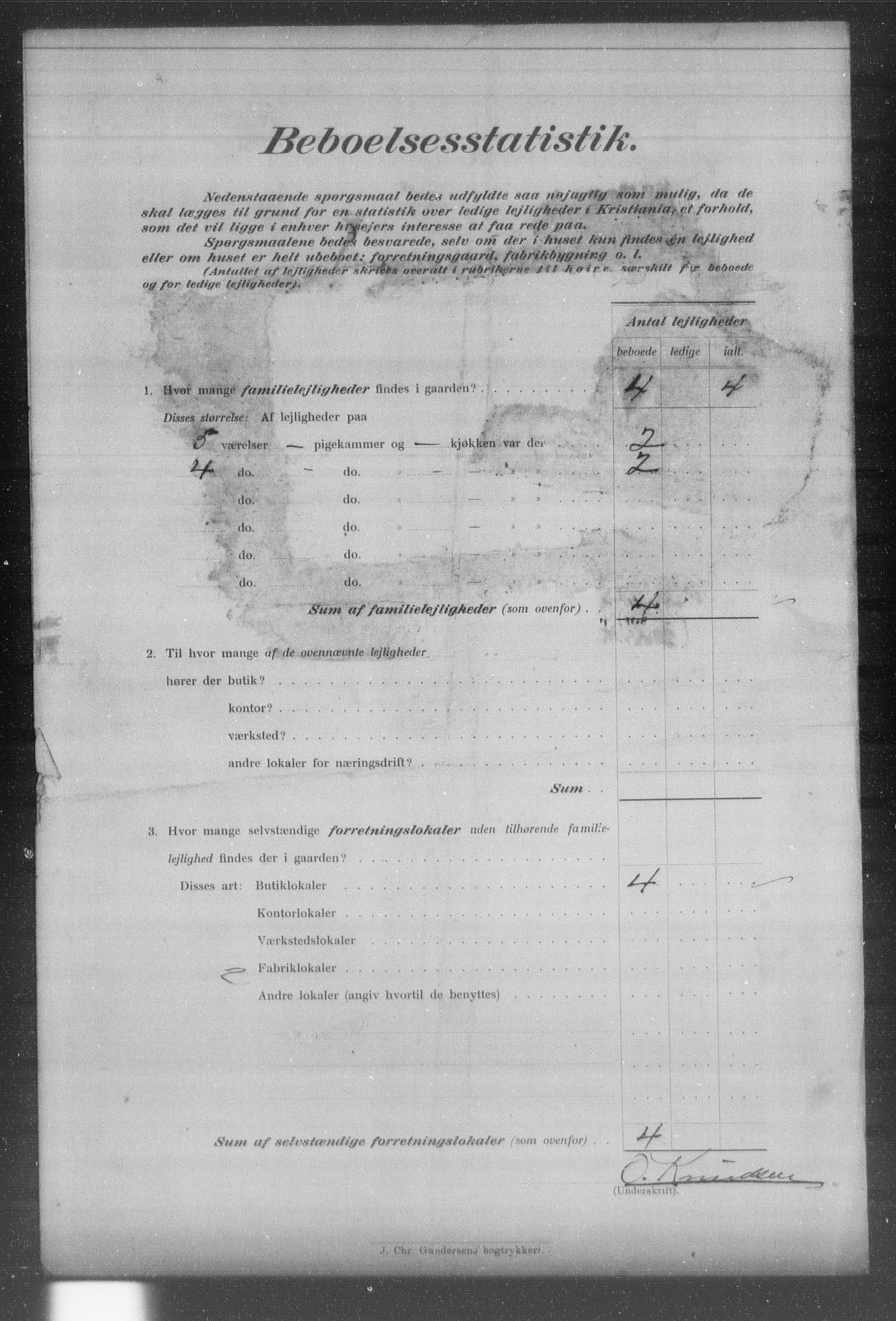 OBA, Municipal Census 1903 for Kristiania, 1903, p. 20842