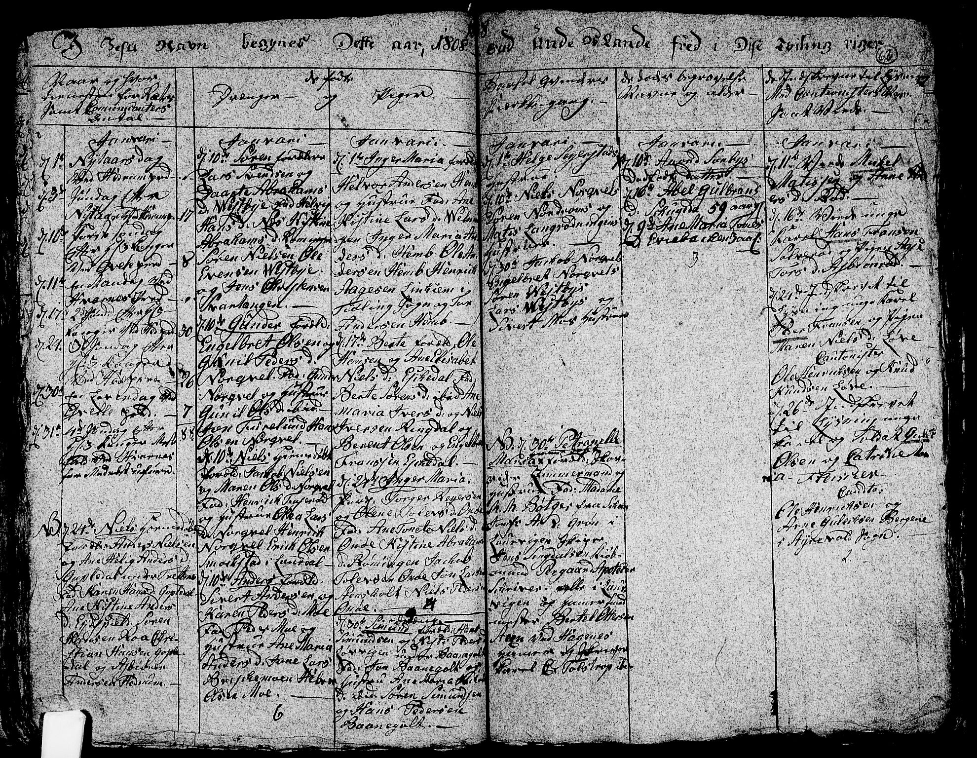 Hedrum kirkebøker, SAKO/A-344/G/Ga/L0002: Parish register (copy) no. I 2, 1803-1817, p. 62