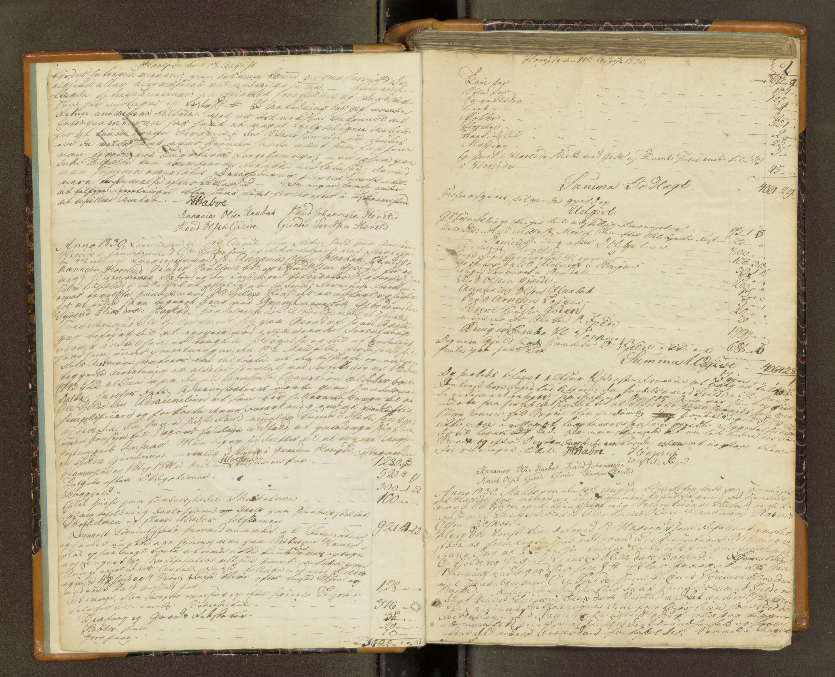 Søre Sunnmøre sorenskriveri, AV/SAT-A-4122/1/1/1A/L0004: Tingbok, 1830-1834, p. 1b-2a