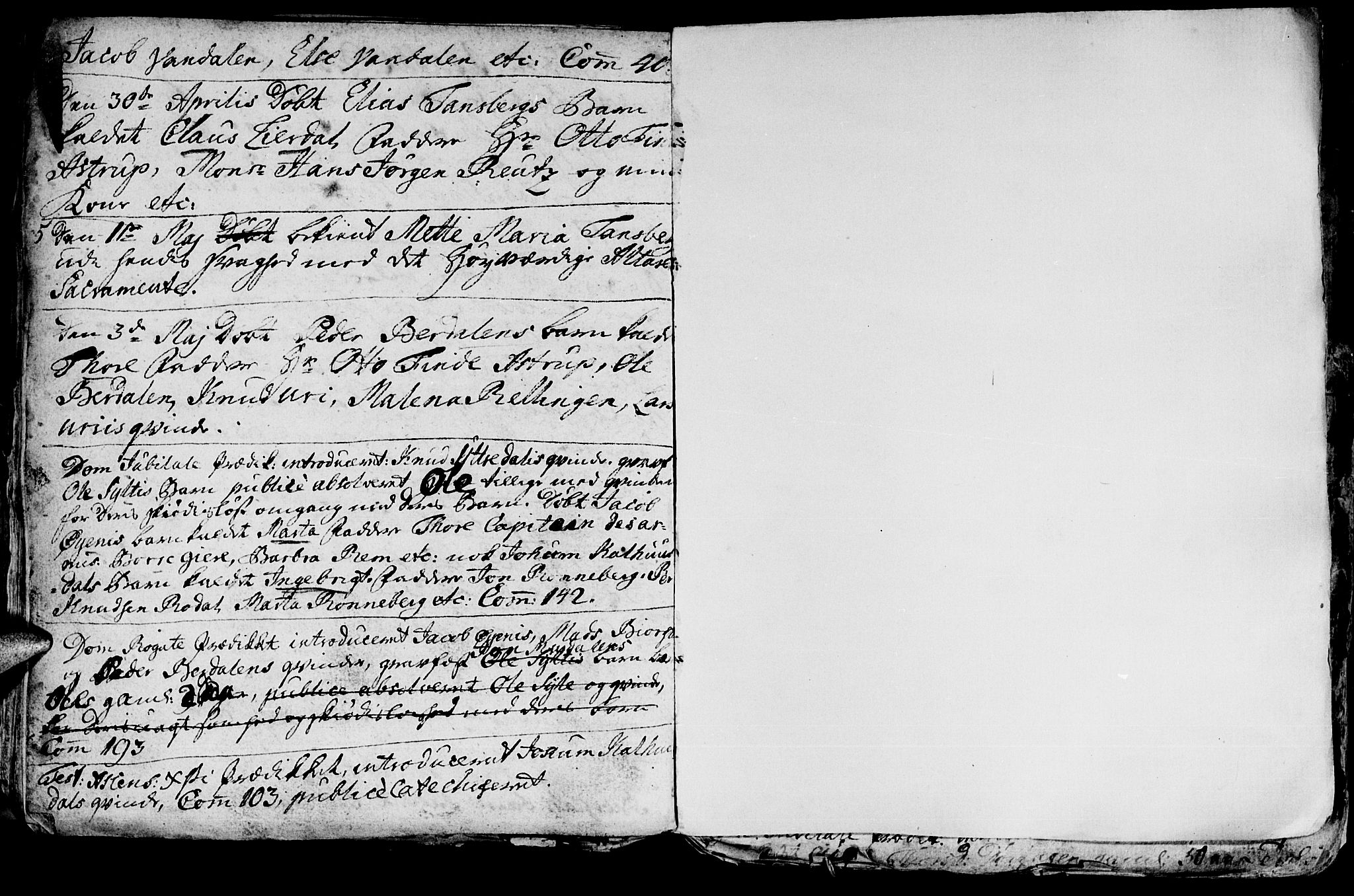 Ministerialprotokoller, klokkerbøker og fødselsregistre - Møre og Romsdal, SAT/A-1454/519/L0240: Parish register (official) no. 519A01 /1, 1736-1760, p. 89b