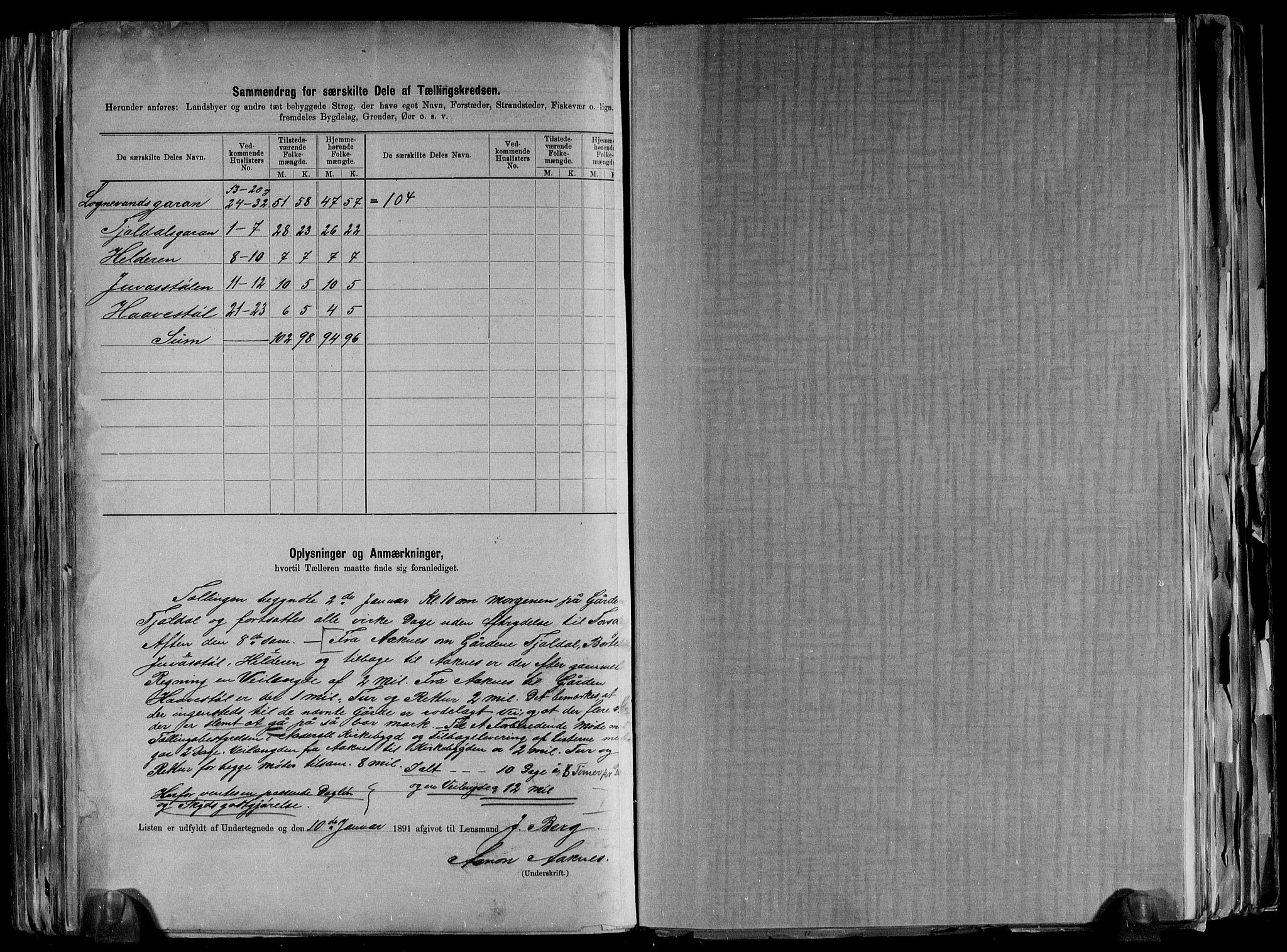 RA, 1891 census for 1026 Åseral, 1891, p. 14