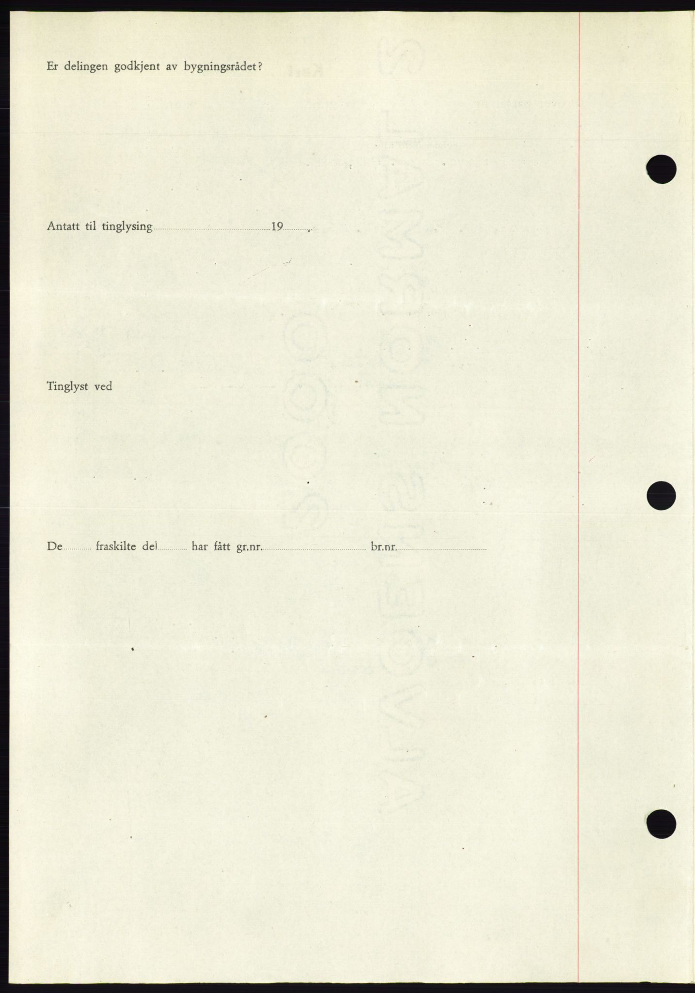 Søre Sunnmøre sorenskriveri, SAT/A-4122/1/2/2C/L0081: Mortgage book no. 7A, 1947-1948, Diary no: : 1465/1947
