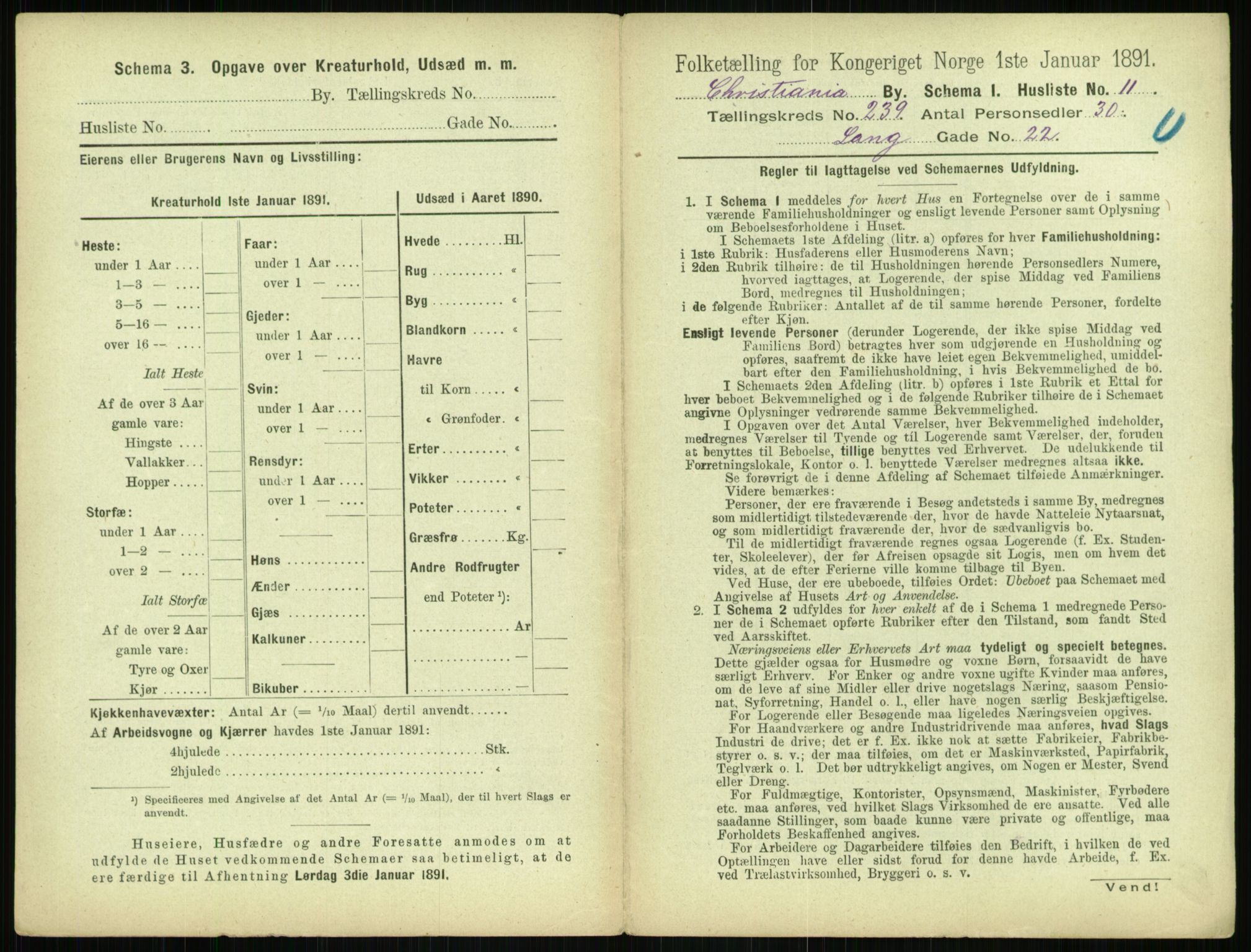 RA, 1891 census for 0301 Kristiania, 1891, p. 145287