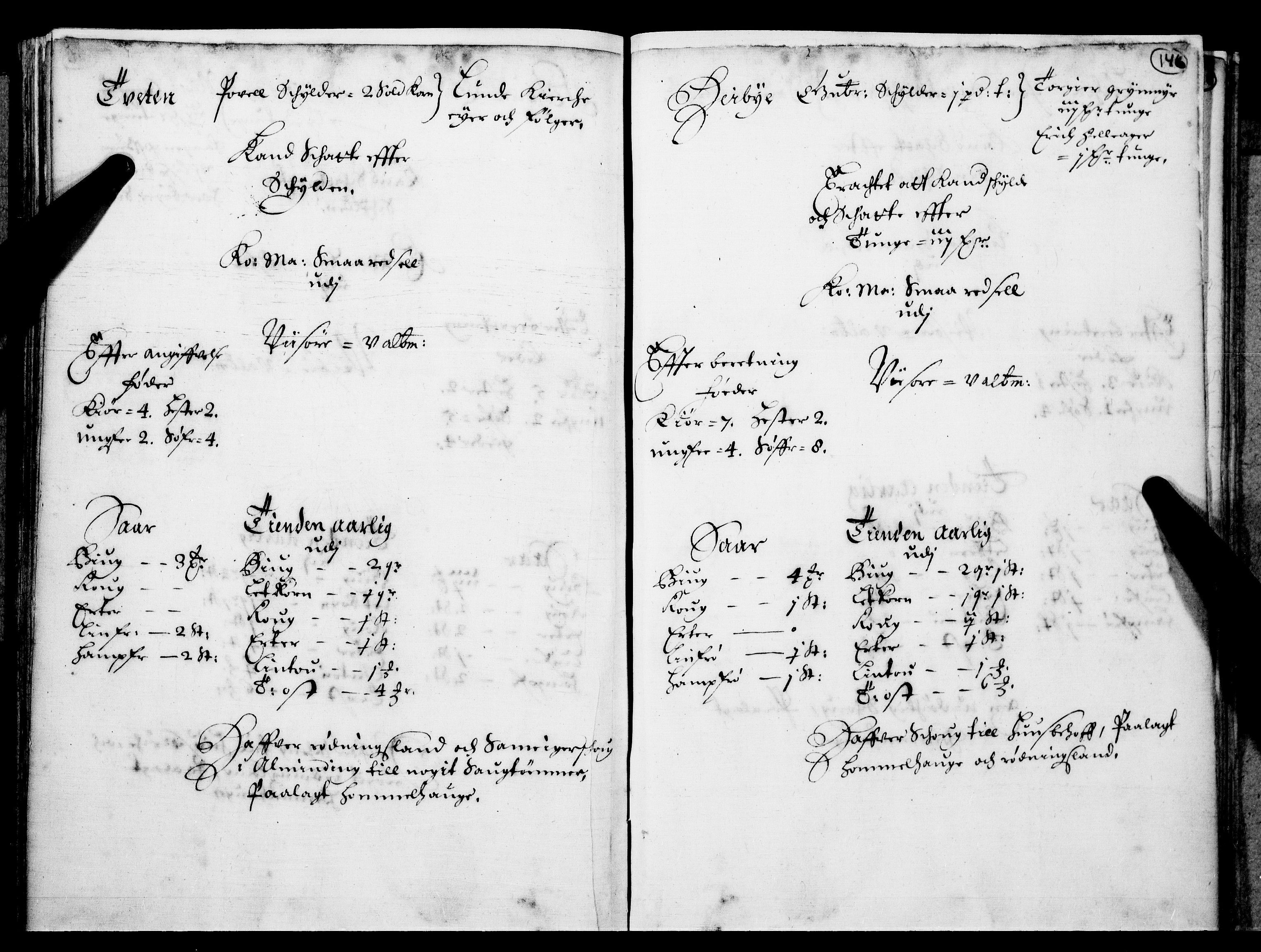 Rentekammeret inntil 1814, Realistisk ordnet avdeling, AV/RA-EA-4070/N/Nb/Nba/L0016: Hadeland og Valdres fogderi, 1. del, 1667, p. 145b-146a