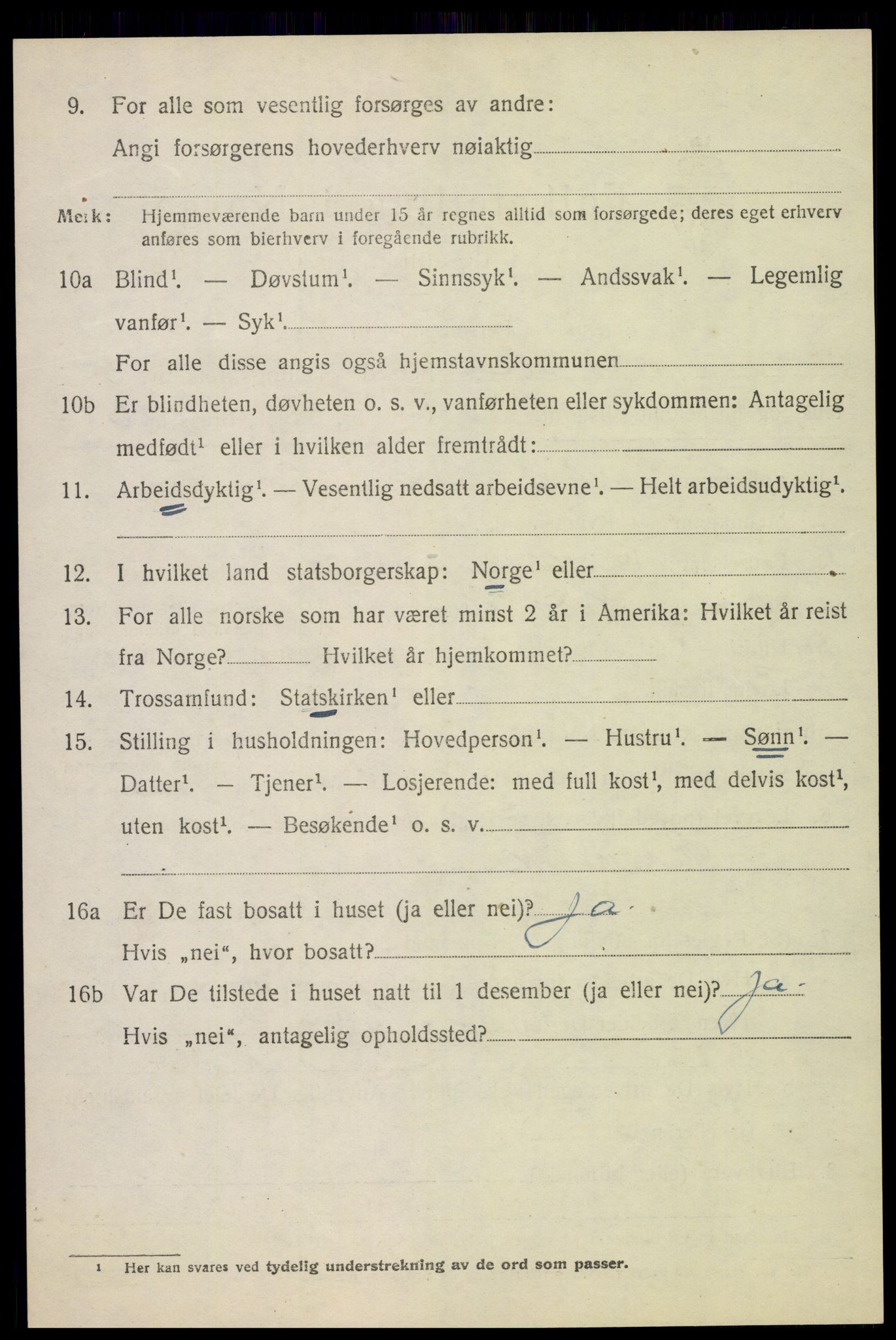 SAH, 1920 census for Nes (Hedmark), 1920, p. 7525