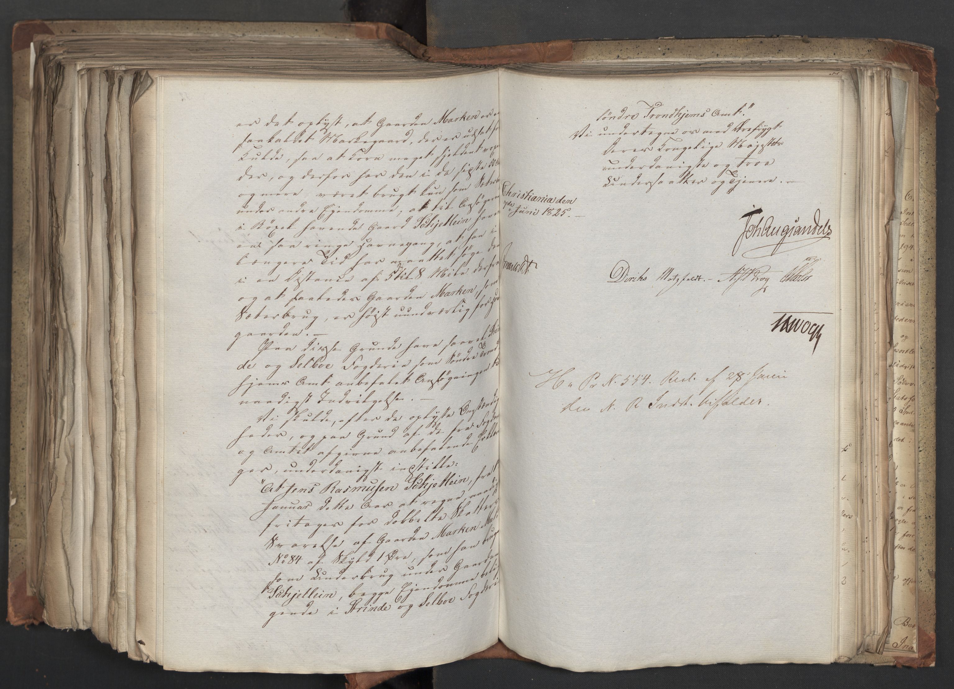 Statsrådsavdelingen i Stockholm, AV/RA-S-1003/D/Da/L0042: Regjeringsinnstillinger nr. 2467-2705, 1825, p. 520