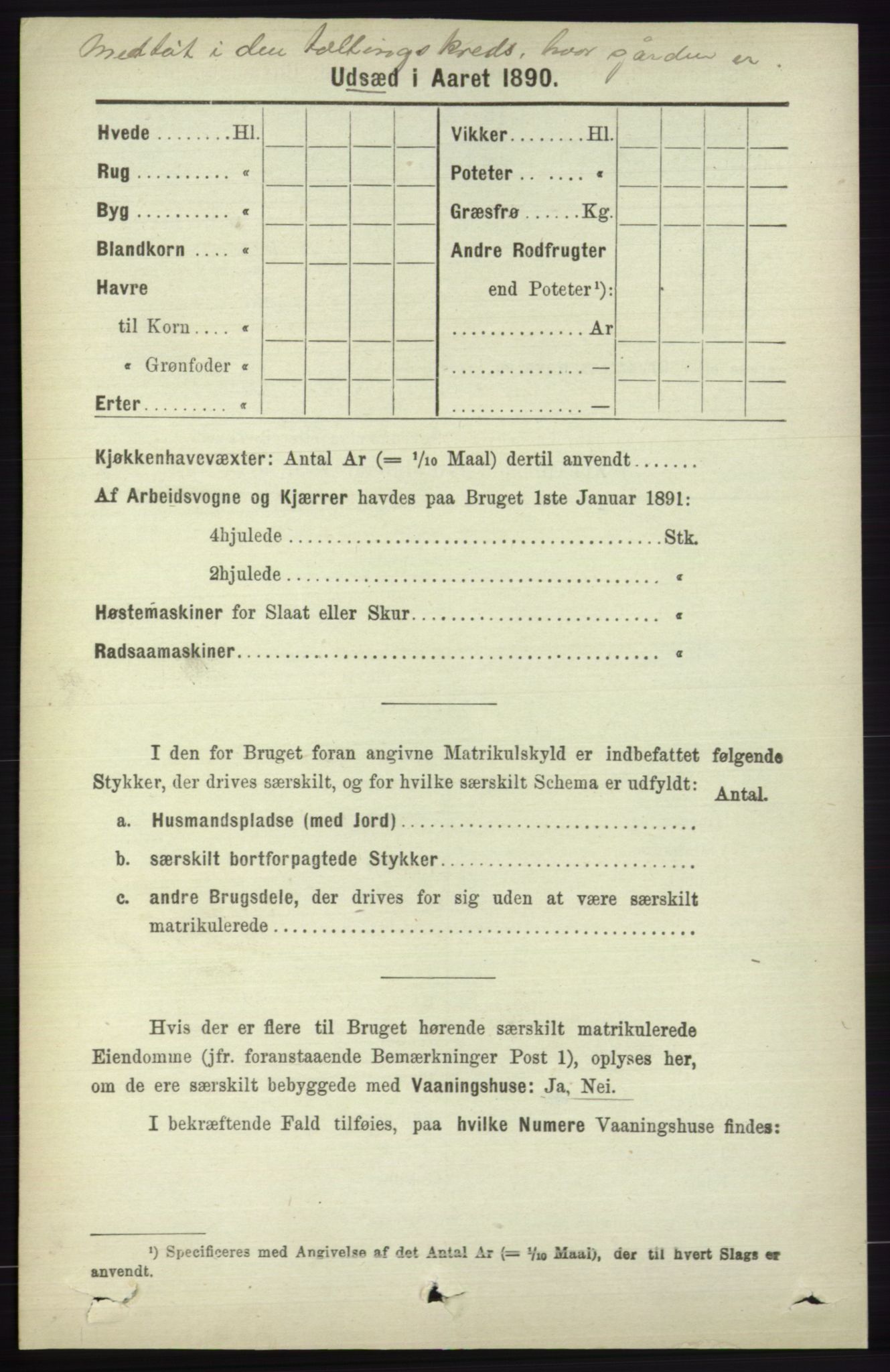 RA, 1891 census for 1230 Ullensvang, 1891, p. 7571