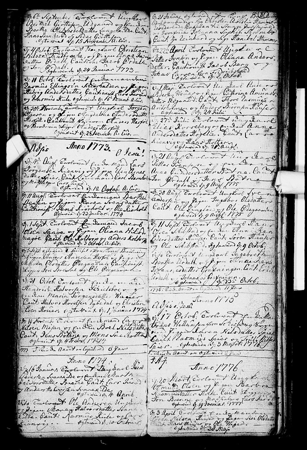 Hvaler prestekontor Kirkebøker, AV/SAO-A-2001/F/Fa/L0003: Parish register (official) no. I 3, 1758-1796, p. 81