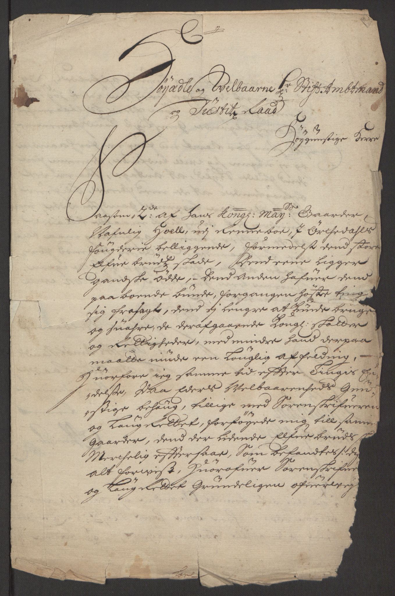 Rentekammeret inntil 1814, Reviderte regnskaper, Fogderegnskap, AV/RA-EA-4092/R60/L3944: Fogderegnskap Orkdal og Gauldal, 1694, p. 198