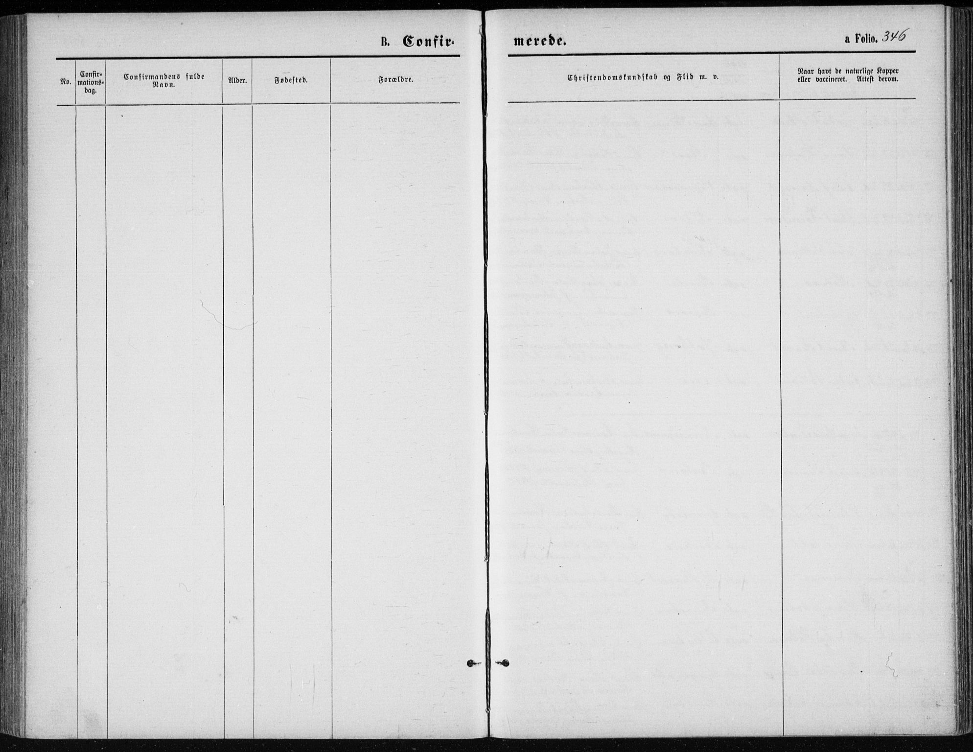 Lista sokneprestkontor, AV/SAK-1111-0027/F/Fb/L0004: Parish register (copy) no. B 4, 1877-1891, p. 346