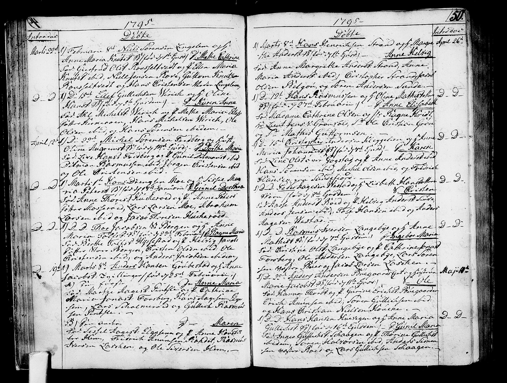 Sandar kirkebøker, SAKO/A-243/F/Fa/L0003: Parish register (official) no. 3, 1789-1814, p. 50