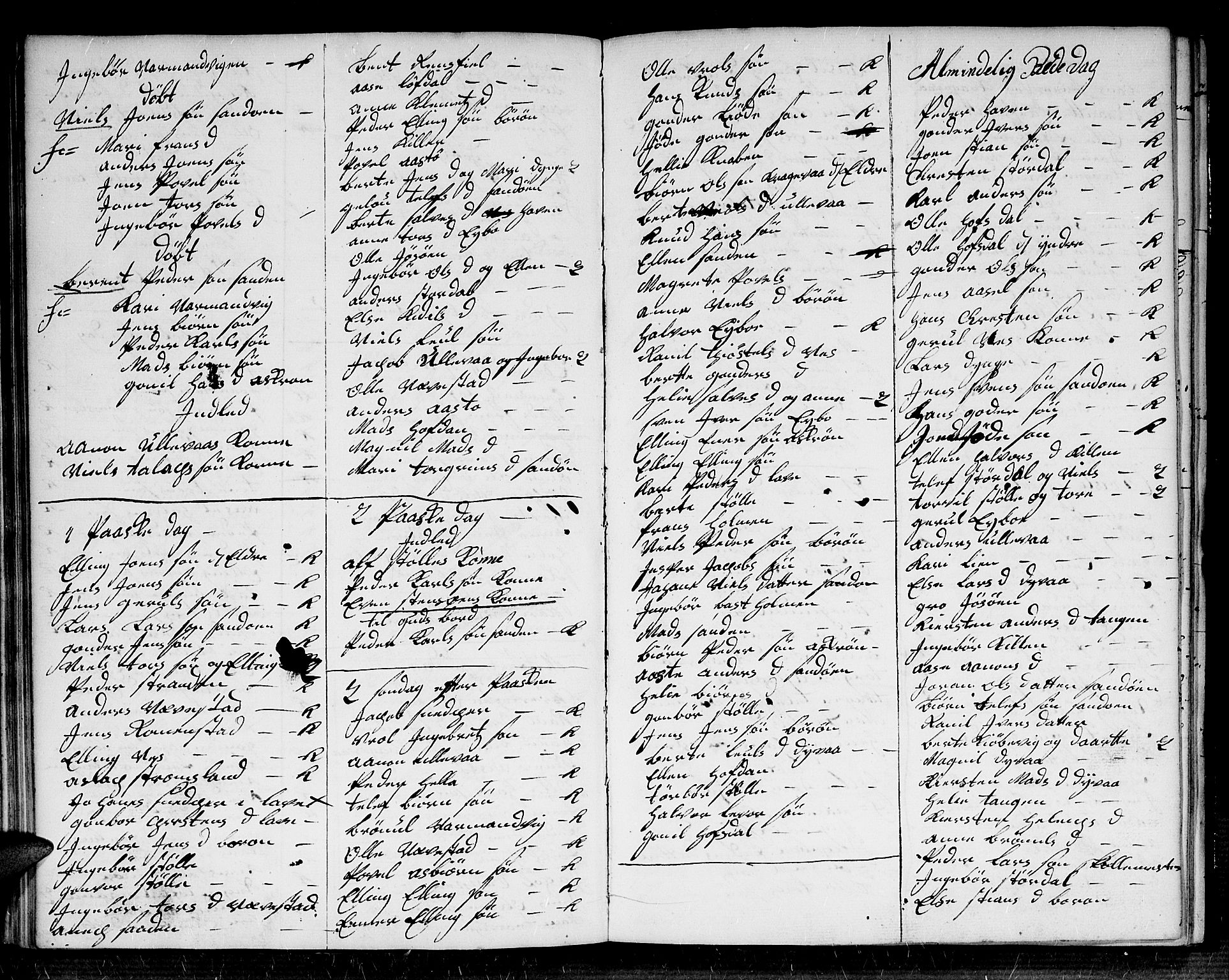 Dypvåg sokneprestkontor, AV/SAK-1111-0007/F/Fb/Fba/L0006: Parish register (copy) no. B 6, 1746-1762, p. 43