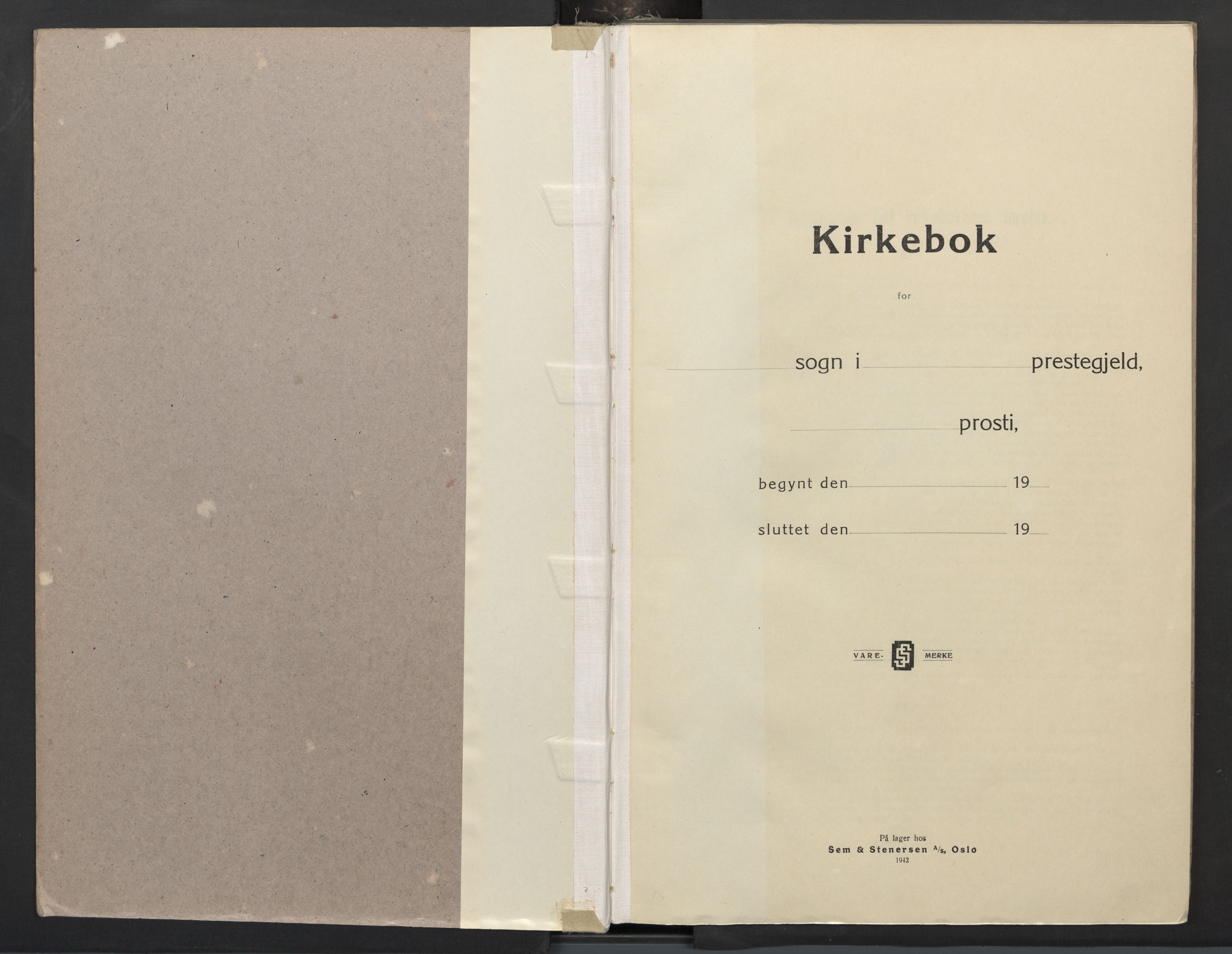 Uranienborg prestekontor Kirkebøker, SAO/A-10877/F/Fb/L0001: Parish register (official) no. II 1, 1942-1964