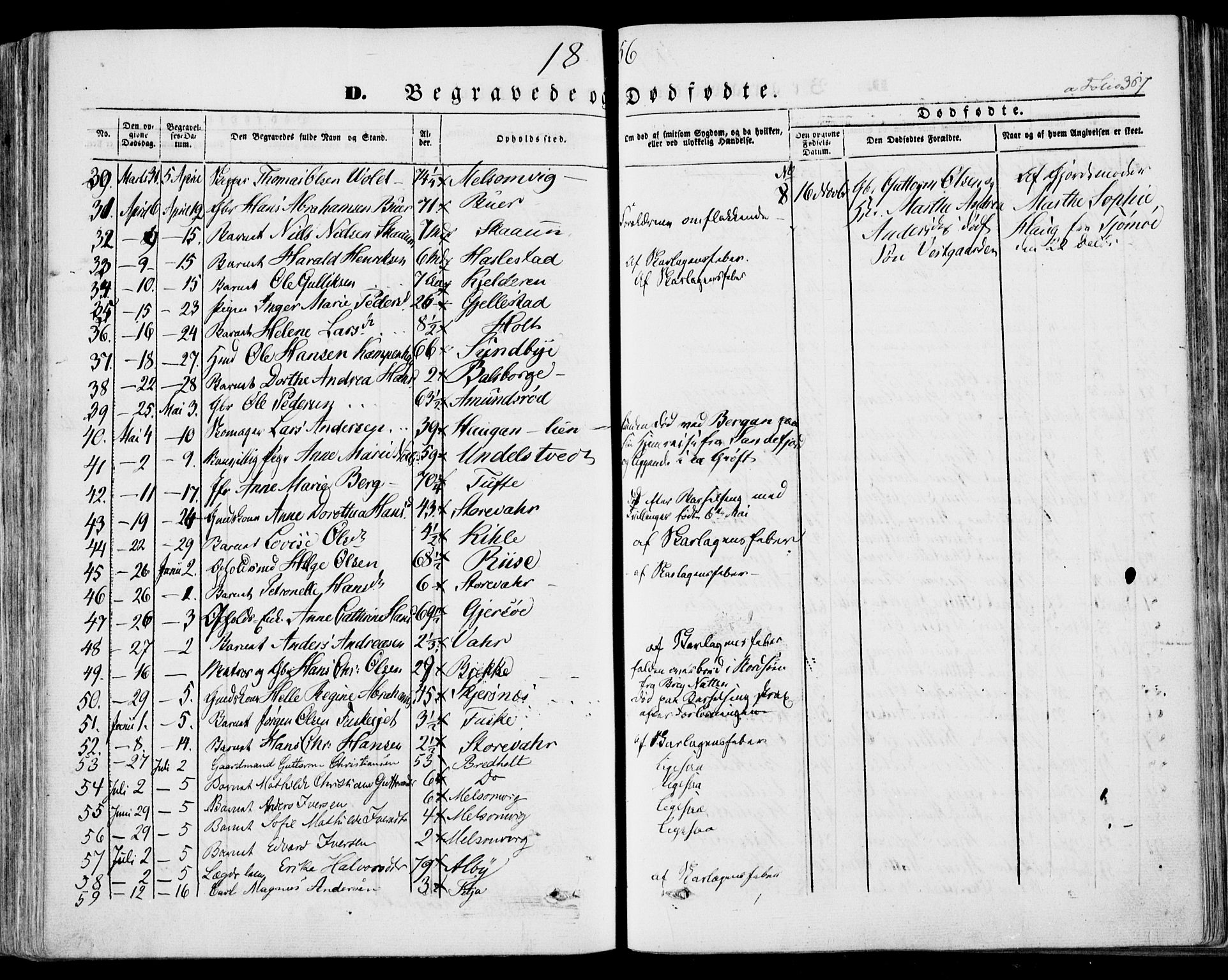 Stokke kirkebøker, AV/SAKO-A-320/F/Fa/L0007: Parish register (official) no. I 7, 1844-1857, p. 367