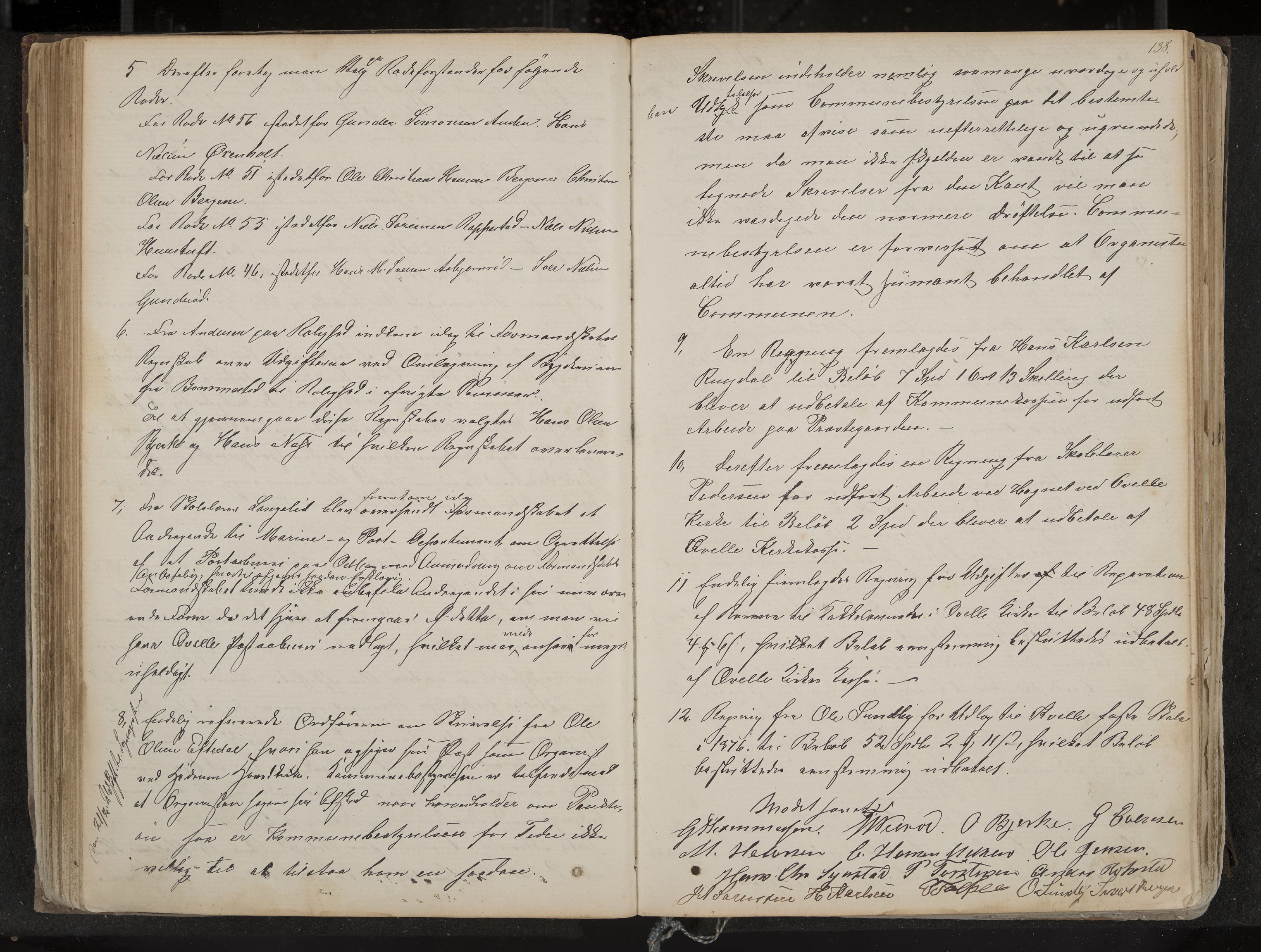 Hedrum formannskap og sentraladministrasjon, IKAK/0727021/A/Aa/L0003: Møtebok, 1867-1888, p. 138