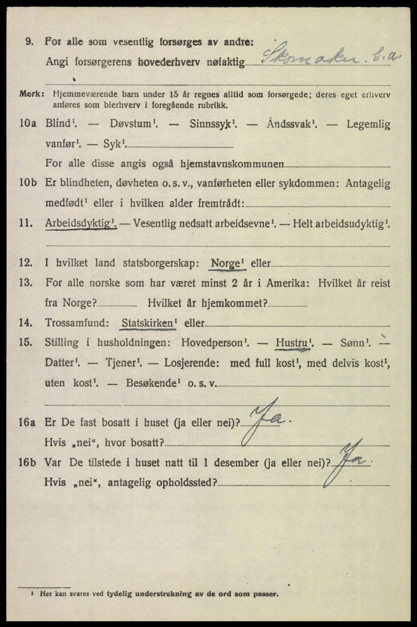 SAH, 1920 census for Øvre Rendal, 1920, p. 4278