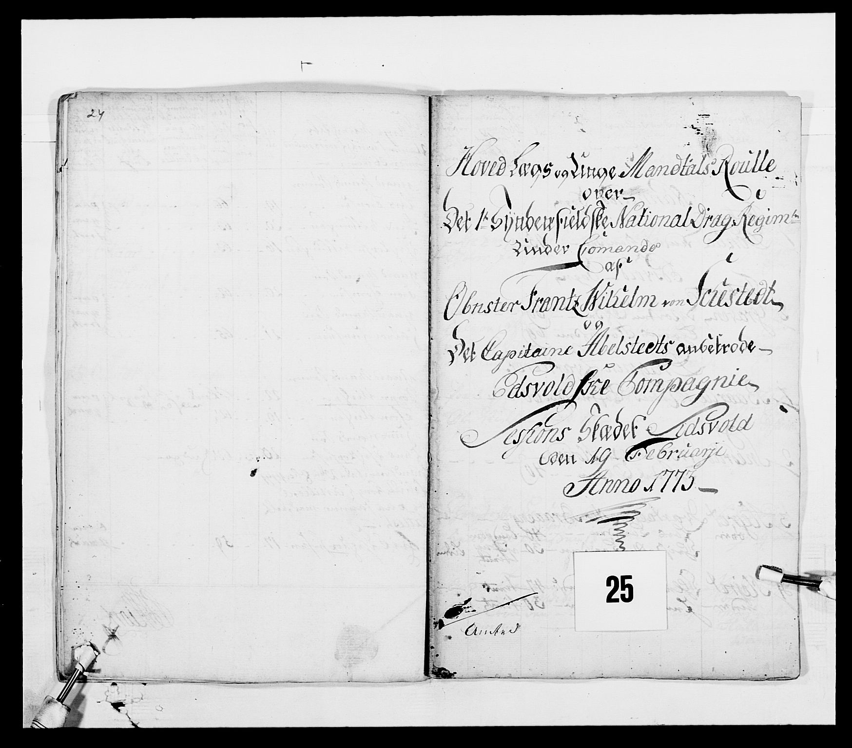 Generalitets- og kommissariatskollegiet, Det kongelige norske kommissariatskollegium, AV/RA-EA-5420/E/Eh/L0003: 1. Sønnafjelske dragonregiment, 1767-1812, p. 364