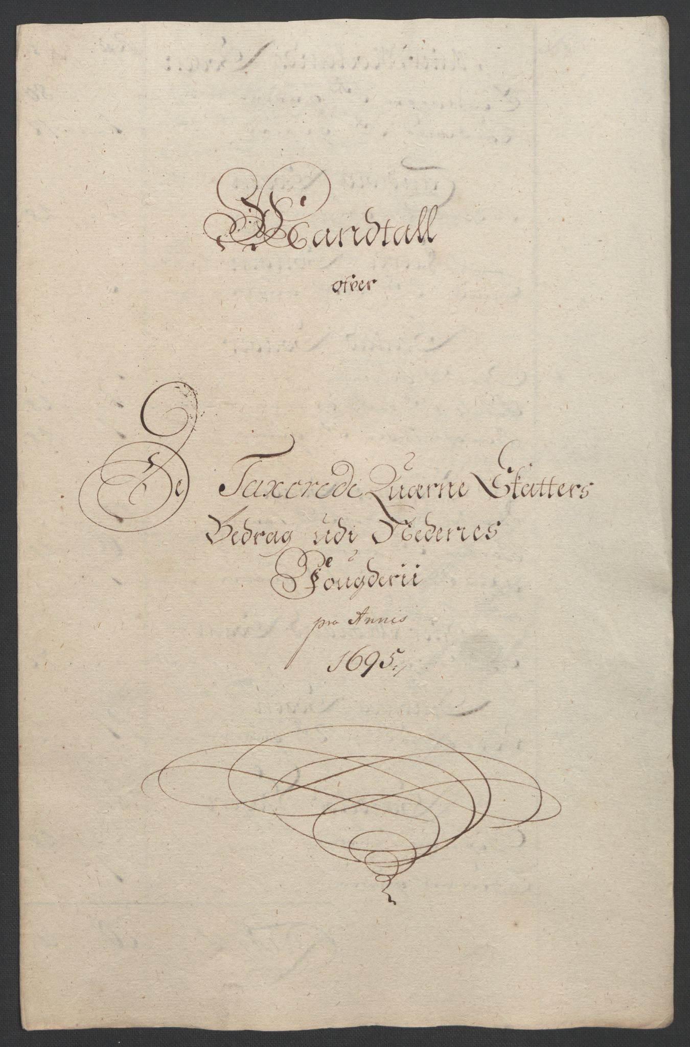 Rentekammeret inntil 1814, Reviderte regnskaper, Fogderegnskap, AV/RA-EA-4092/R39/L2312: Fogderegnskap Nedenes, 1693-1695, p. 257