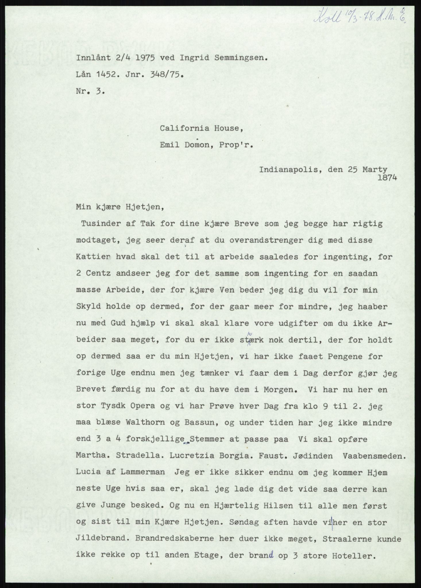 Samlinger til kildeutgivelse, Amerikabrevene, RA/EA-4057/F/L0008: Innlån fra Hedmark: Gamkind - Semmingsen, 1838-1914, p. 117