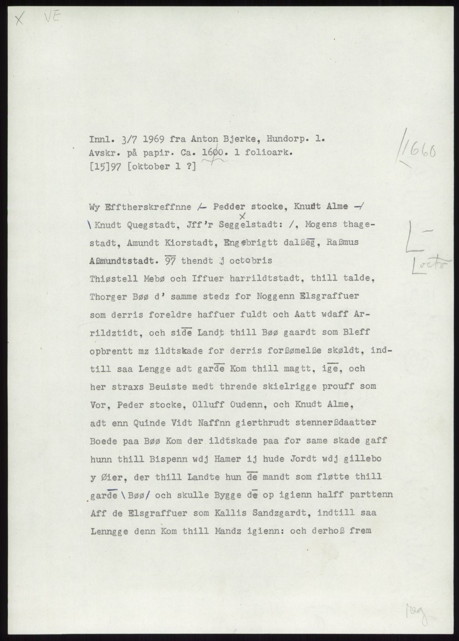 Samlinger til kildeutgivelse, Diplomavskriftsamlingen, RA/EA-4053/H/Ha, p. 1891