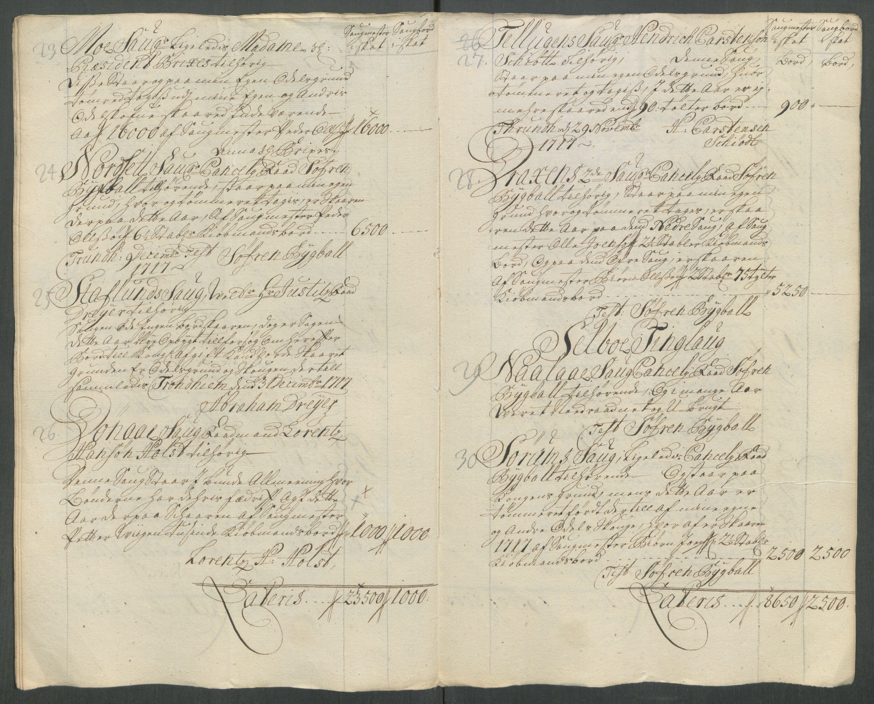 Rentekammeret inntil 1814, Reviderte regnskaper, Fogderegnskap, AV/RA-EA-4092/R61/L4116: Fogderegnskap Strinda og Selbu, 1717-1718, p. 113